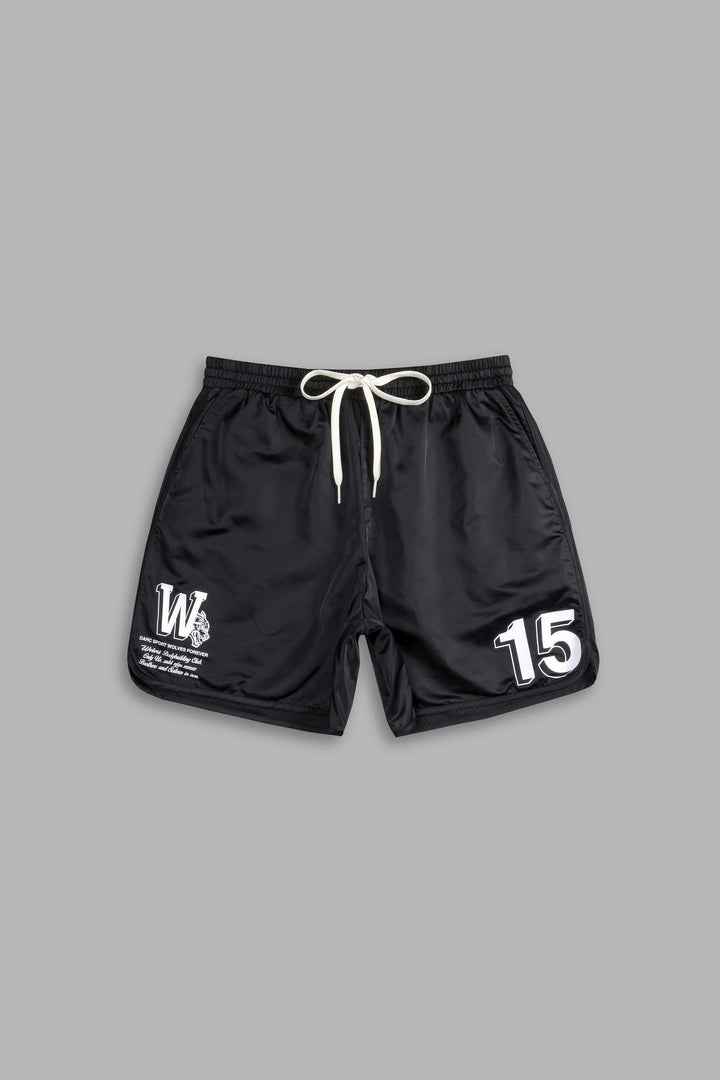 Our Stamp Gerard Shorts in Black