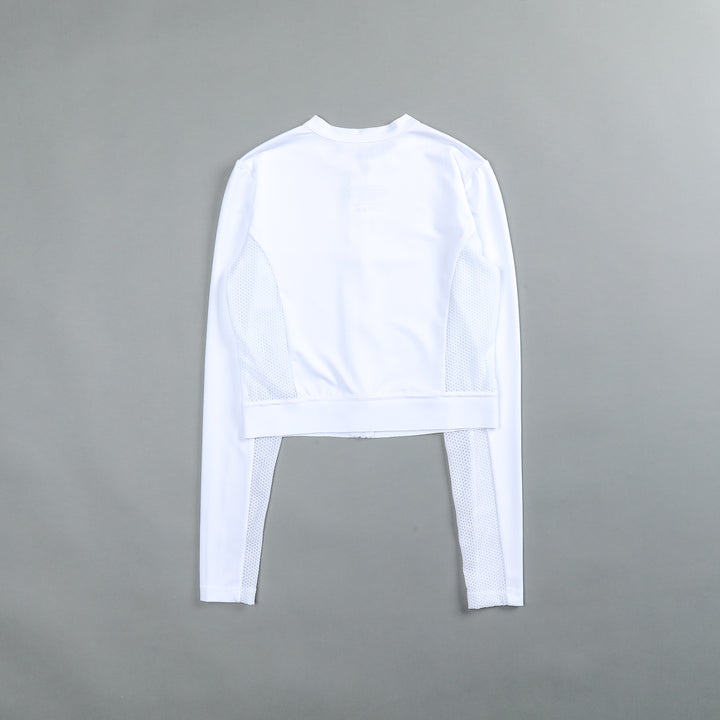 Marked (LS) Cycling Jersey in White