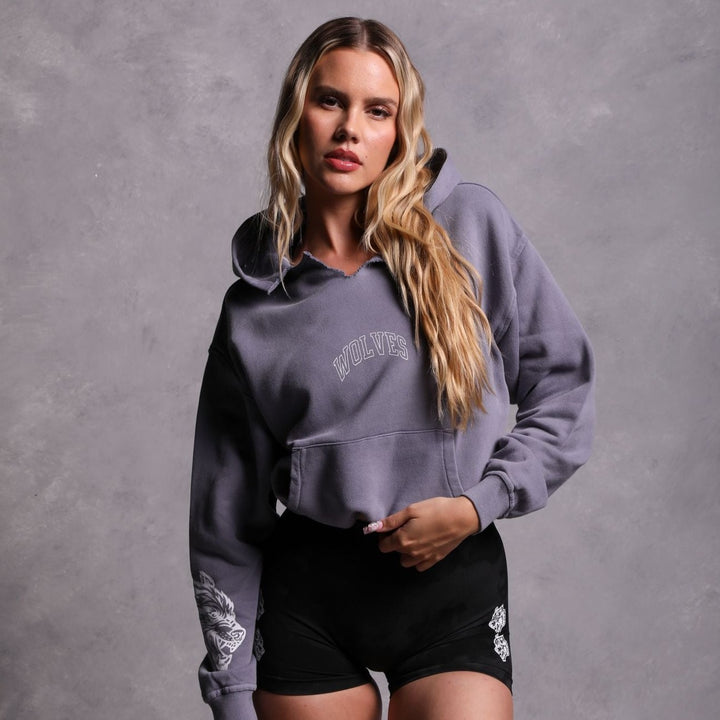 Loyalty "Vintage Dempsey" (Cropped) Hoodie in Norse Purple