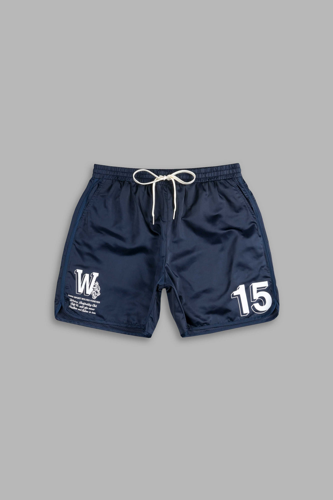 Our Stamp Gerard Shorts in Navy