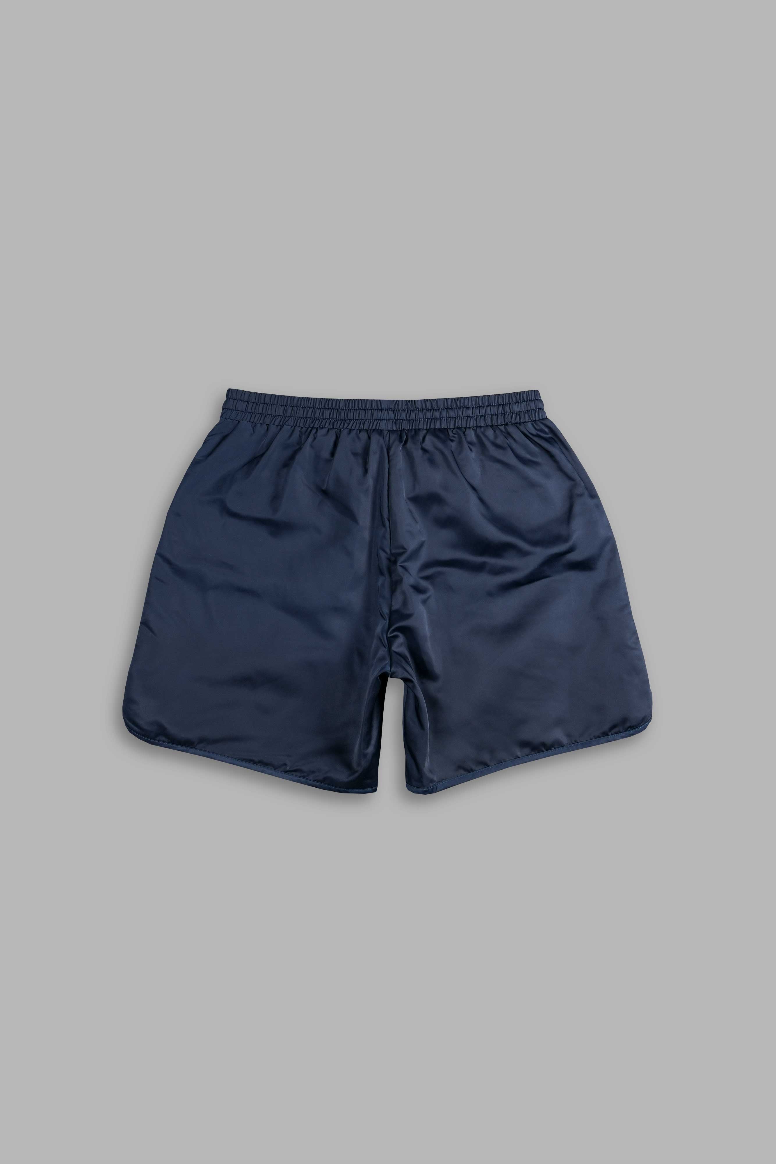 Our Stamp Gerard Shorts in Navy