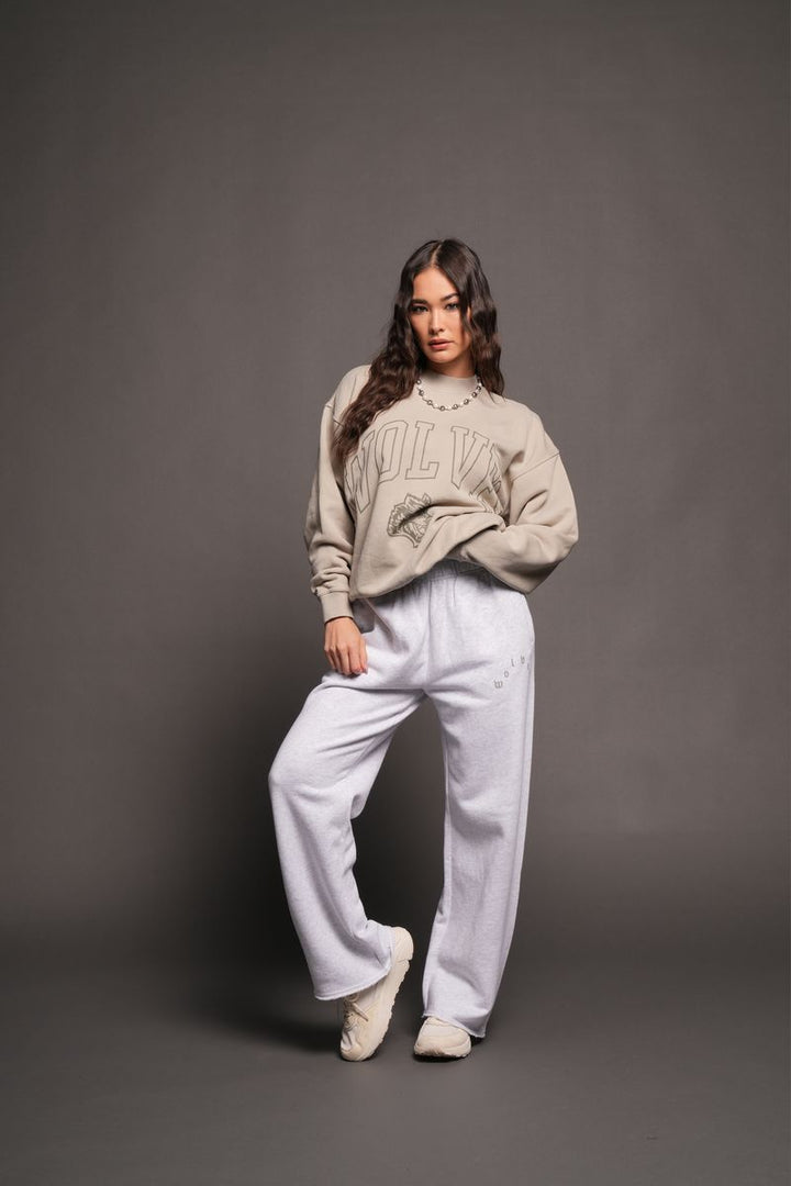 Loyalty Frvr London Crewneck In Cactus Gray
