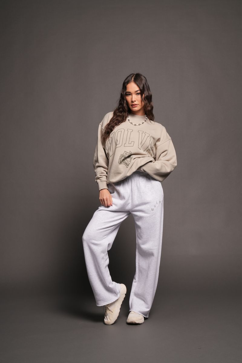 Loyalty Frvr London Crewneck In Cactus Gray