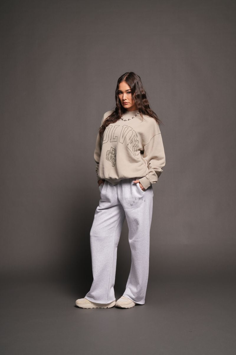 Loyalty Frvr London Crewneck In Cactus Gray