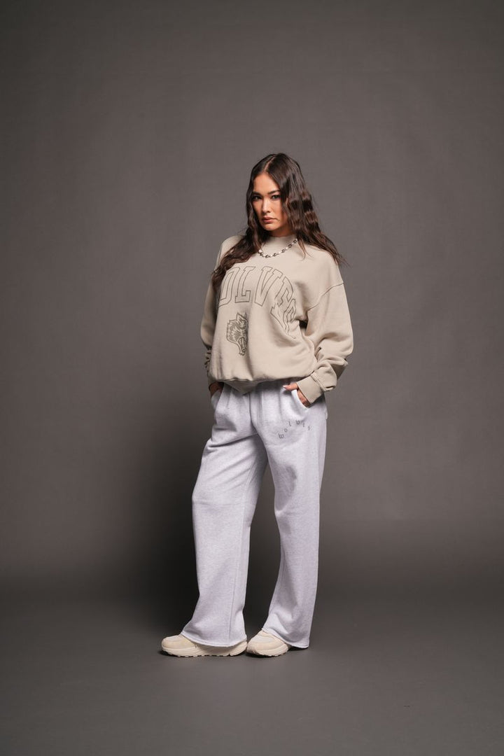 Loyalty Frvr London Crewneck In Cactus Gray