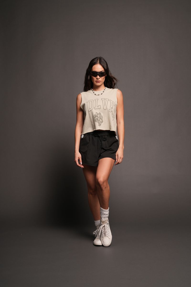 Loyalty Frvr Rosie Muscle Tee In Cactus Gray