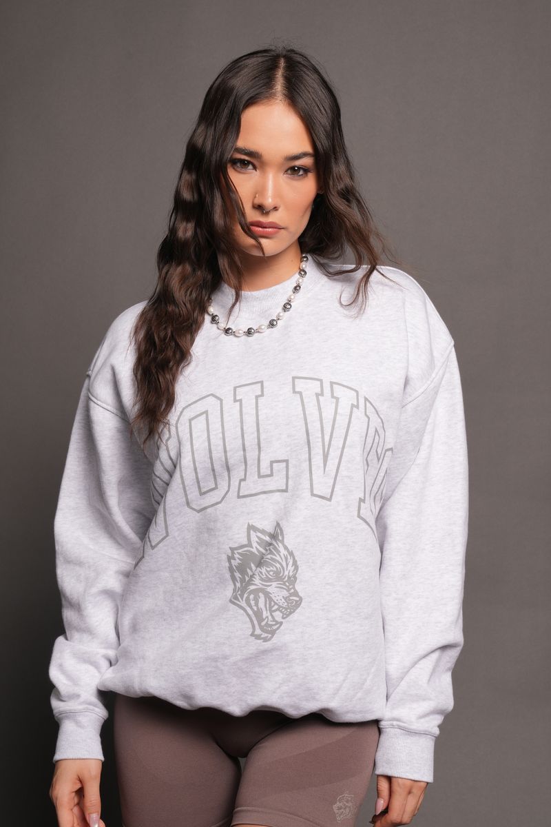 Loyalty Frvr London Crewneck In Super Light Athletic Gray