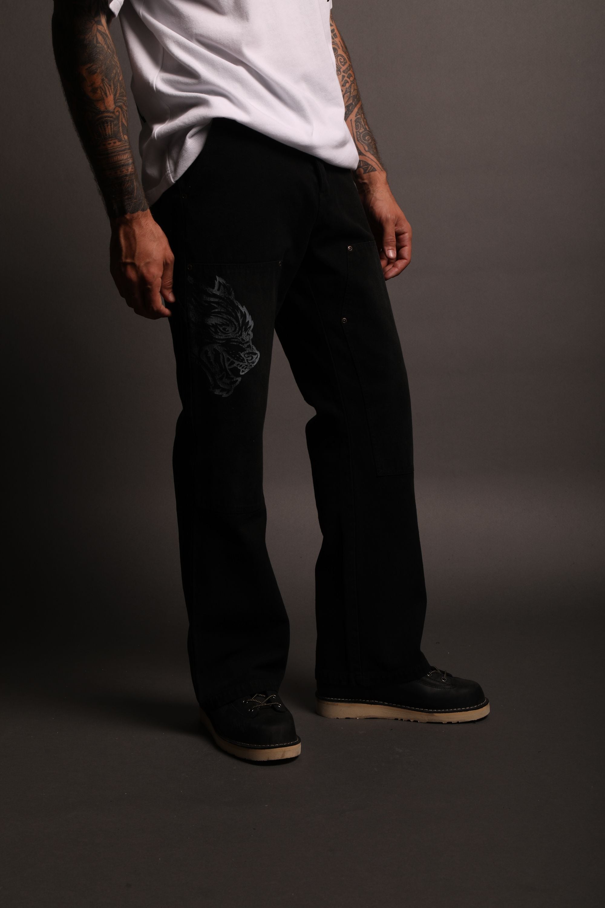 Been Through It Hoffa Flare Pants in Black