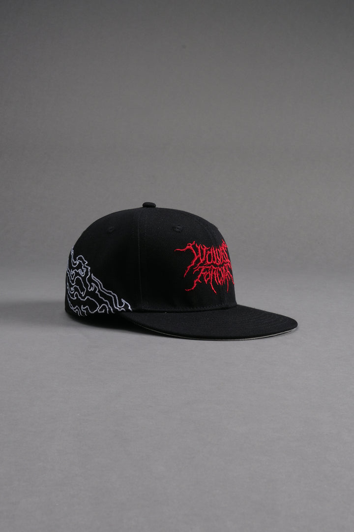 Forged From Iron Fitted Cap in Black