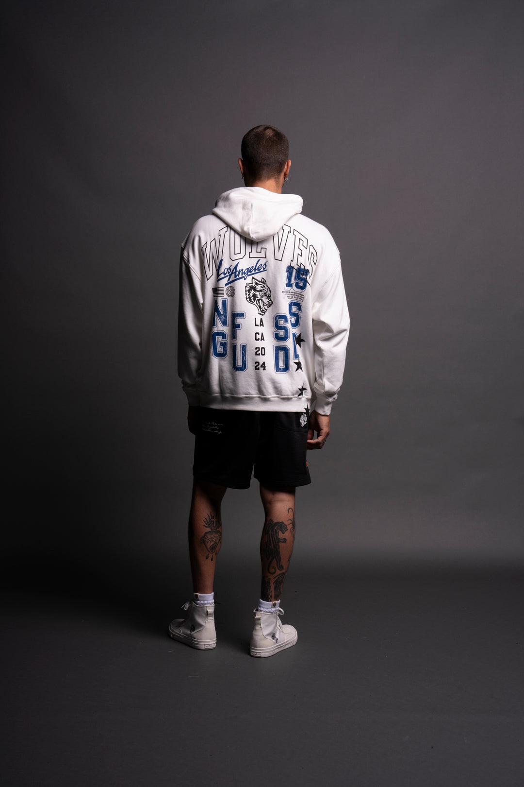 City Of Angels "Pierce" Hoodie in Cream