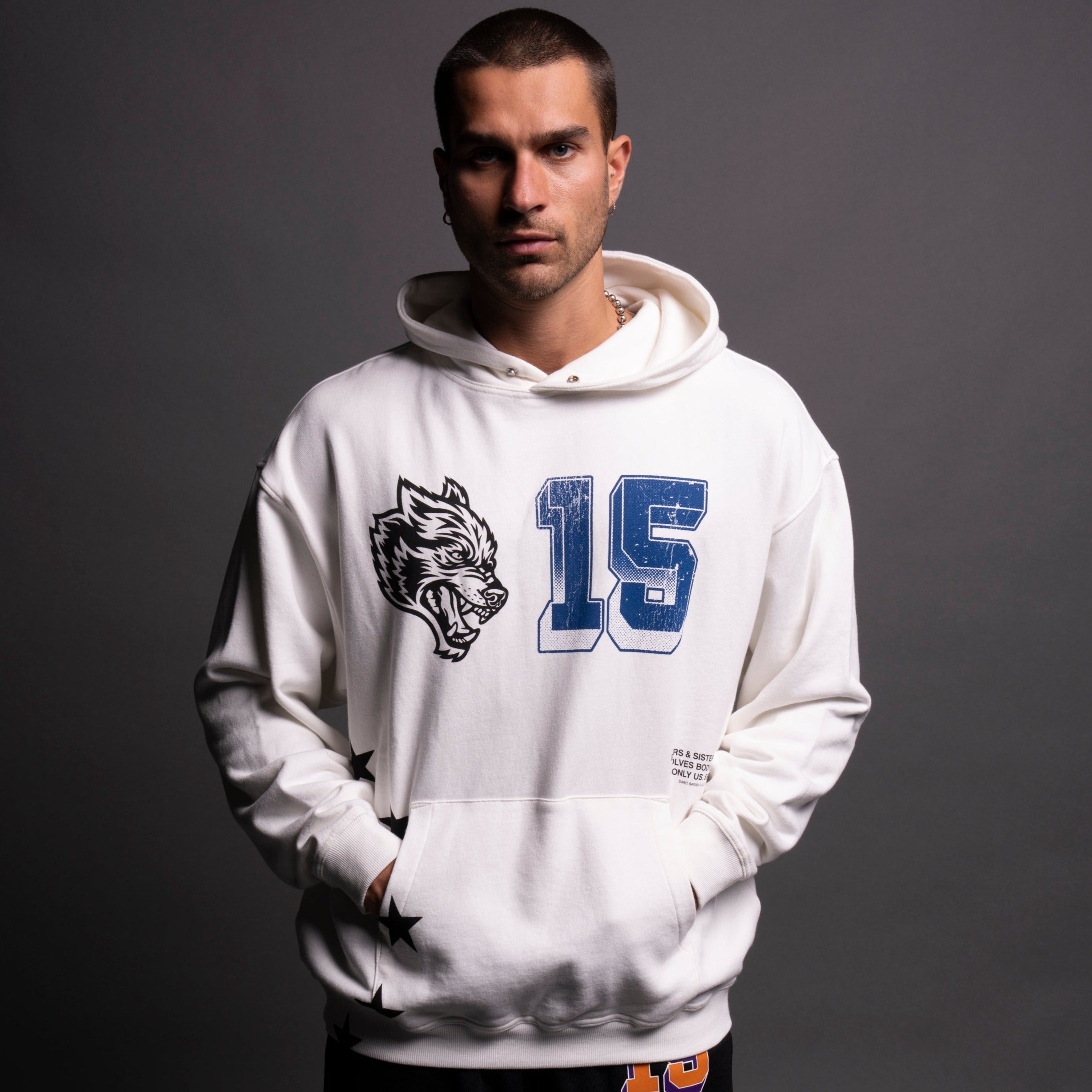 City Of Angels "Pierce" Hoodie in Cream