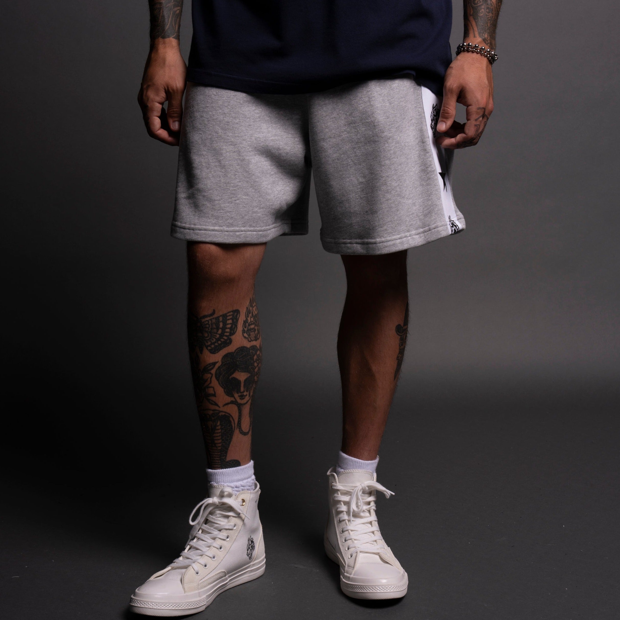 Wolves Roadster Sweat Shorts in Light Athletic Gray