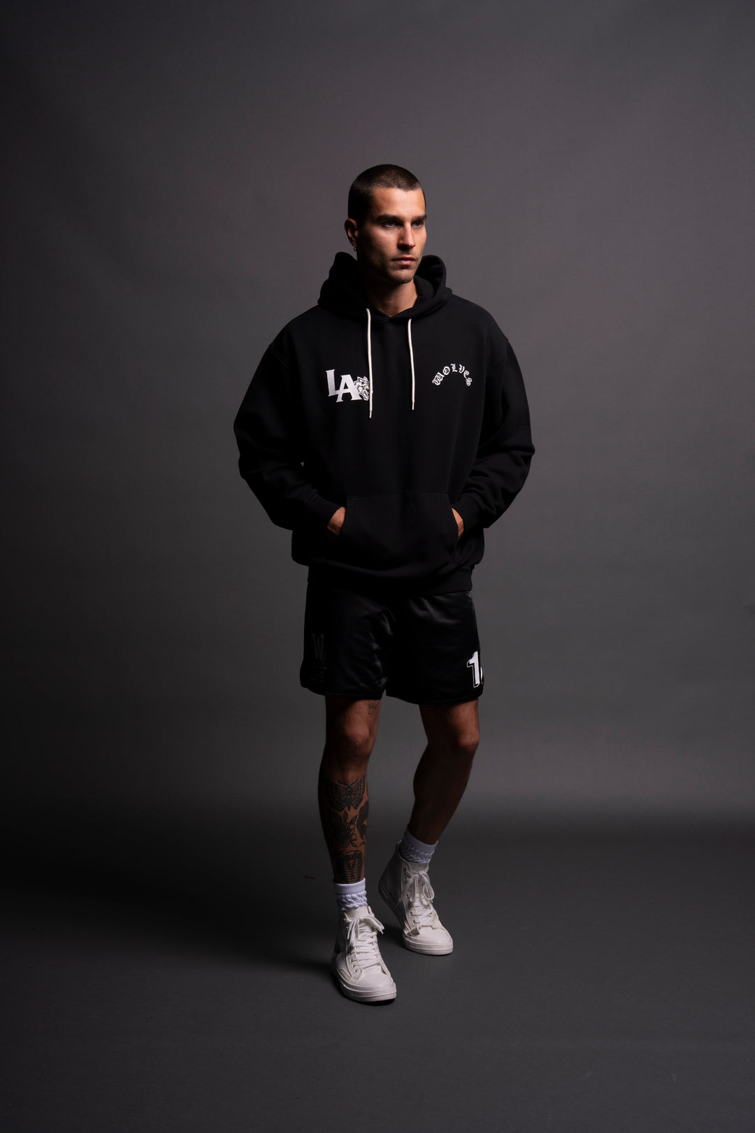 LA Wolves "Bishop" Hoodie in Black