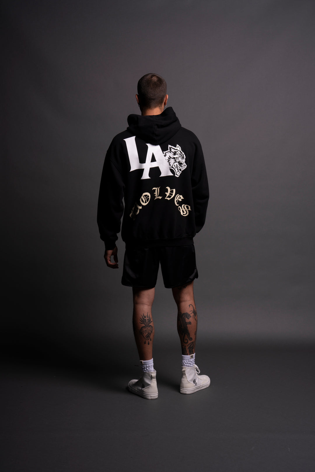 LA Wolves "Bishop" Hoodie in Black