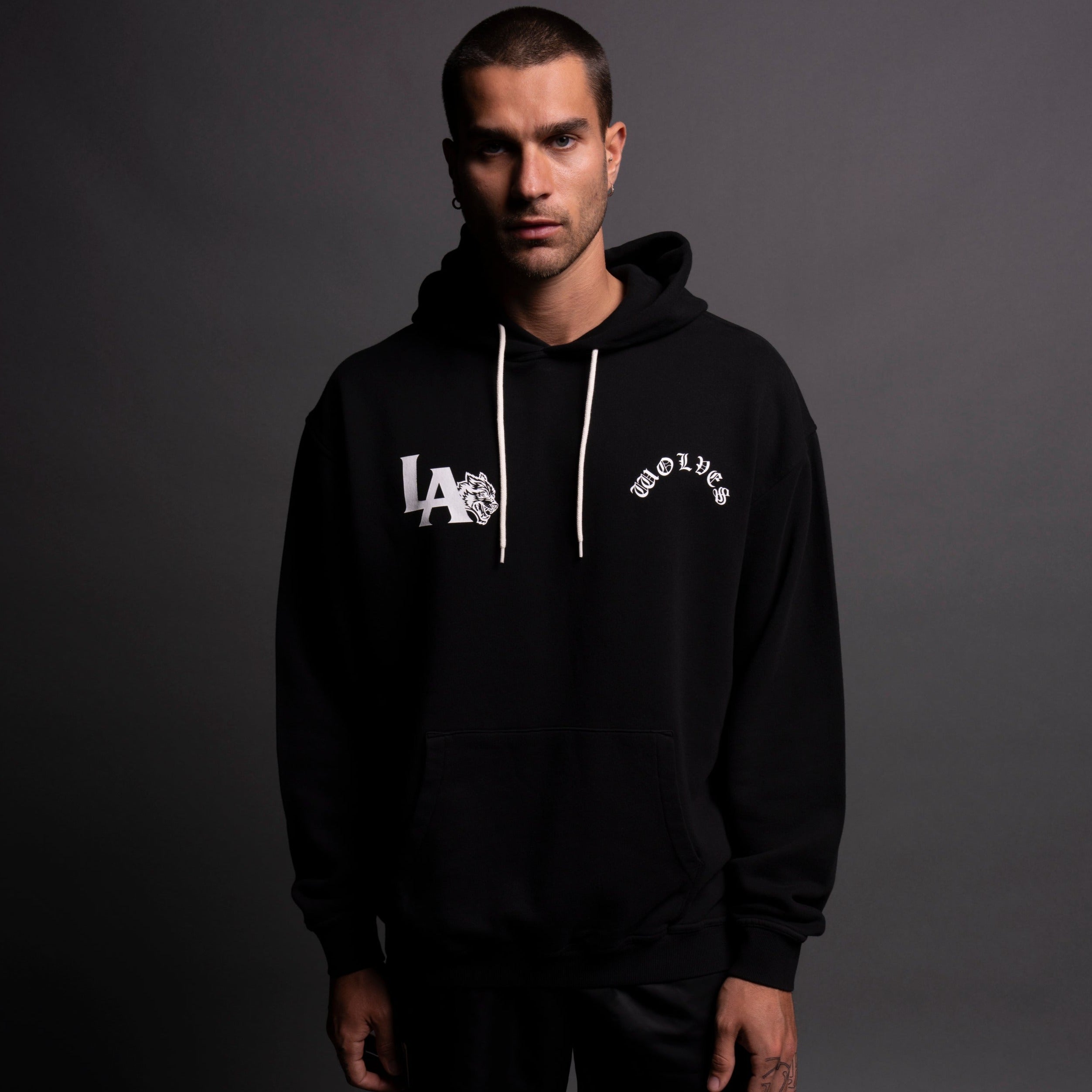 LA Wolves "Bishop" Hoodie in Black