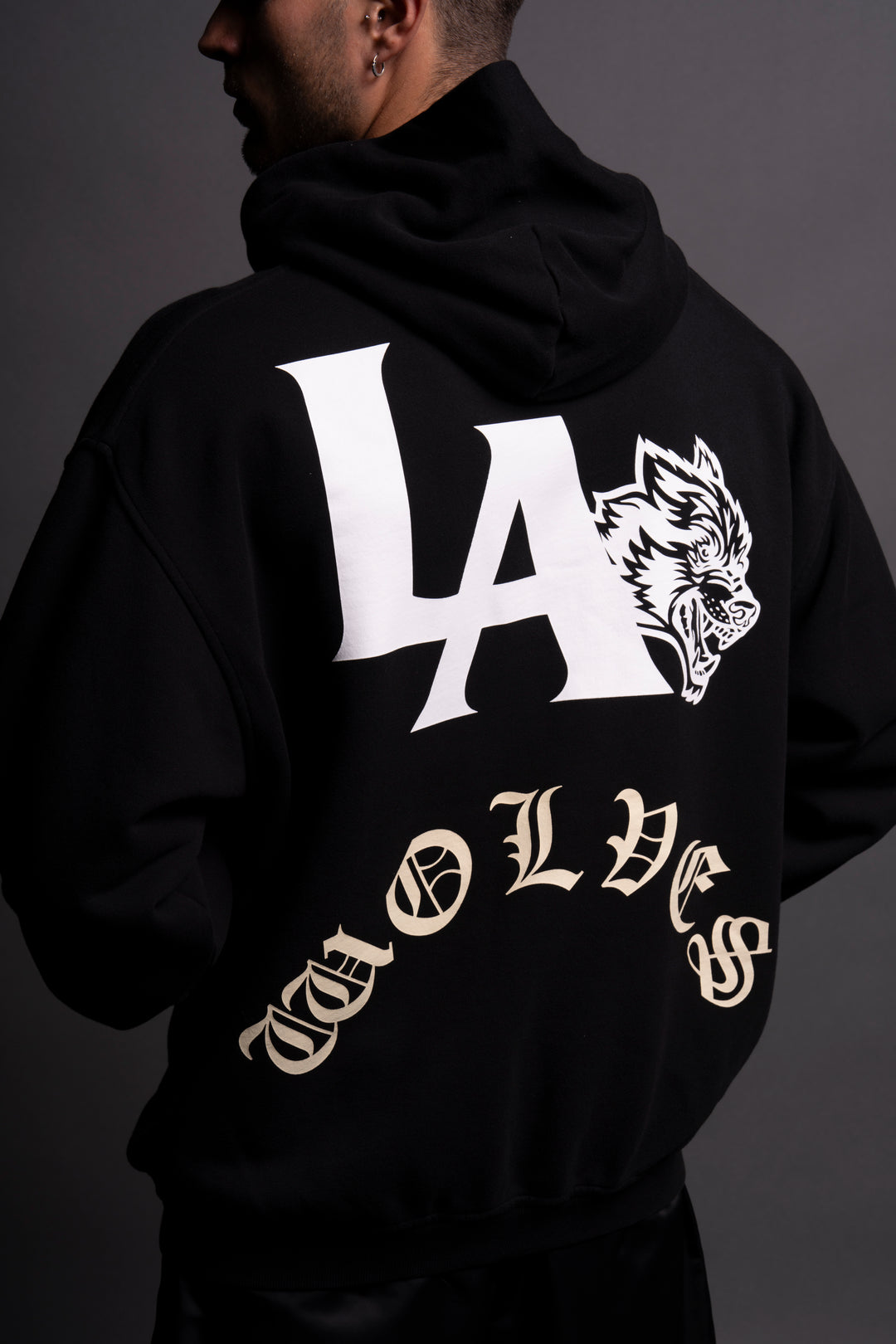 LA Wolves "Bishop" Hoodie in Black