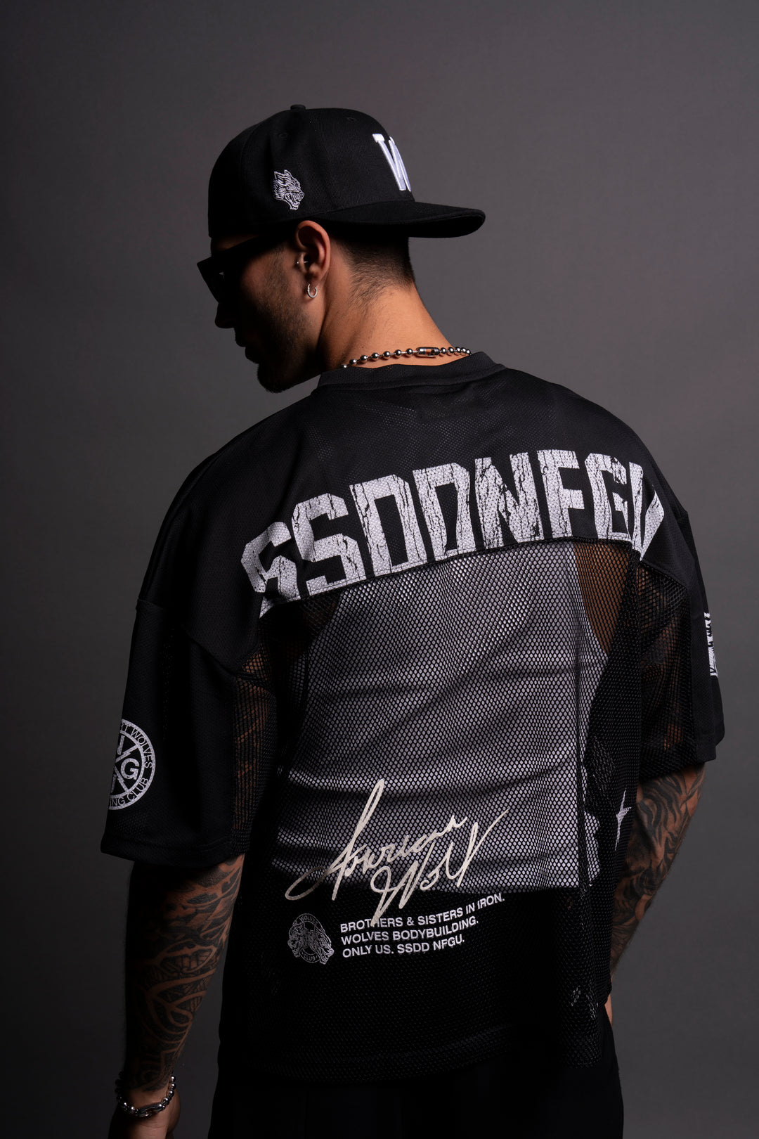 Game Time Emmitt Football Jersey in Black