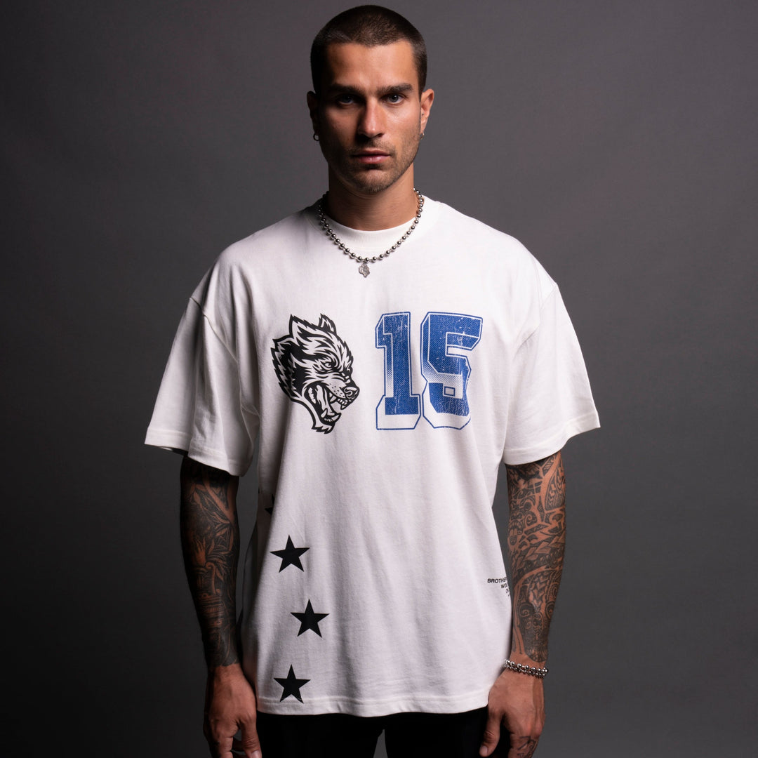 City Of Angels "Premium" Oversized Tee in Cream