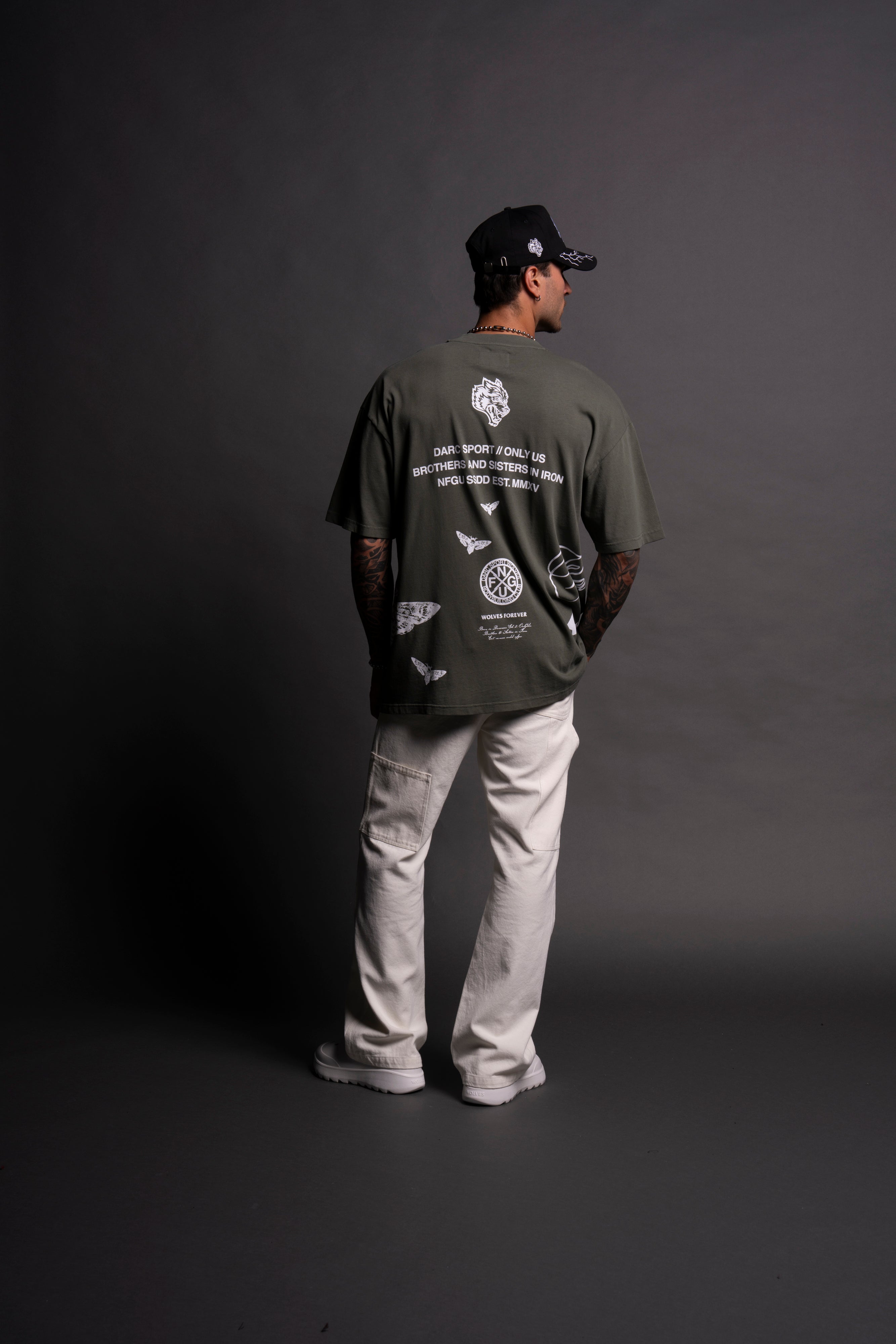 (1 OF 500) The Batman "Premium" Oversized Tee in Green Ivy