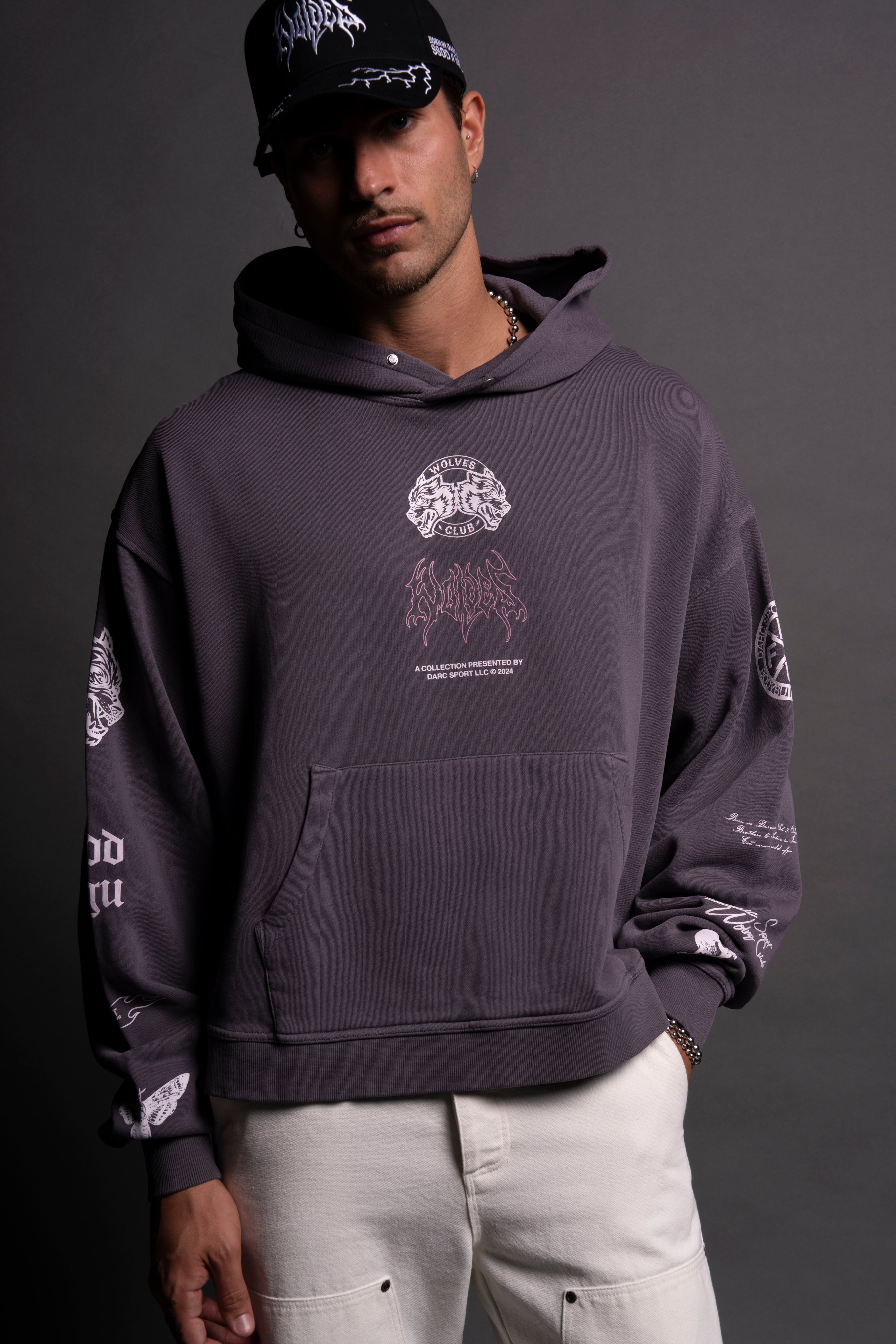 Dangerous "Box Cut" Hoodie in Nirvana Gray