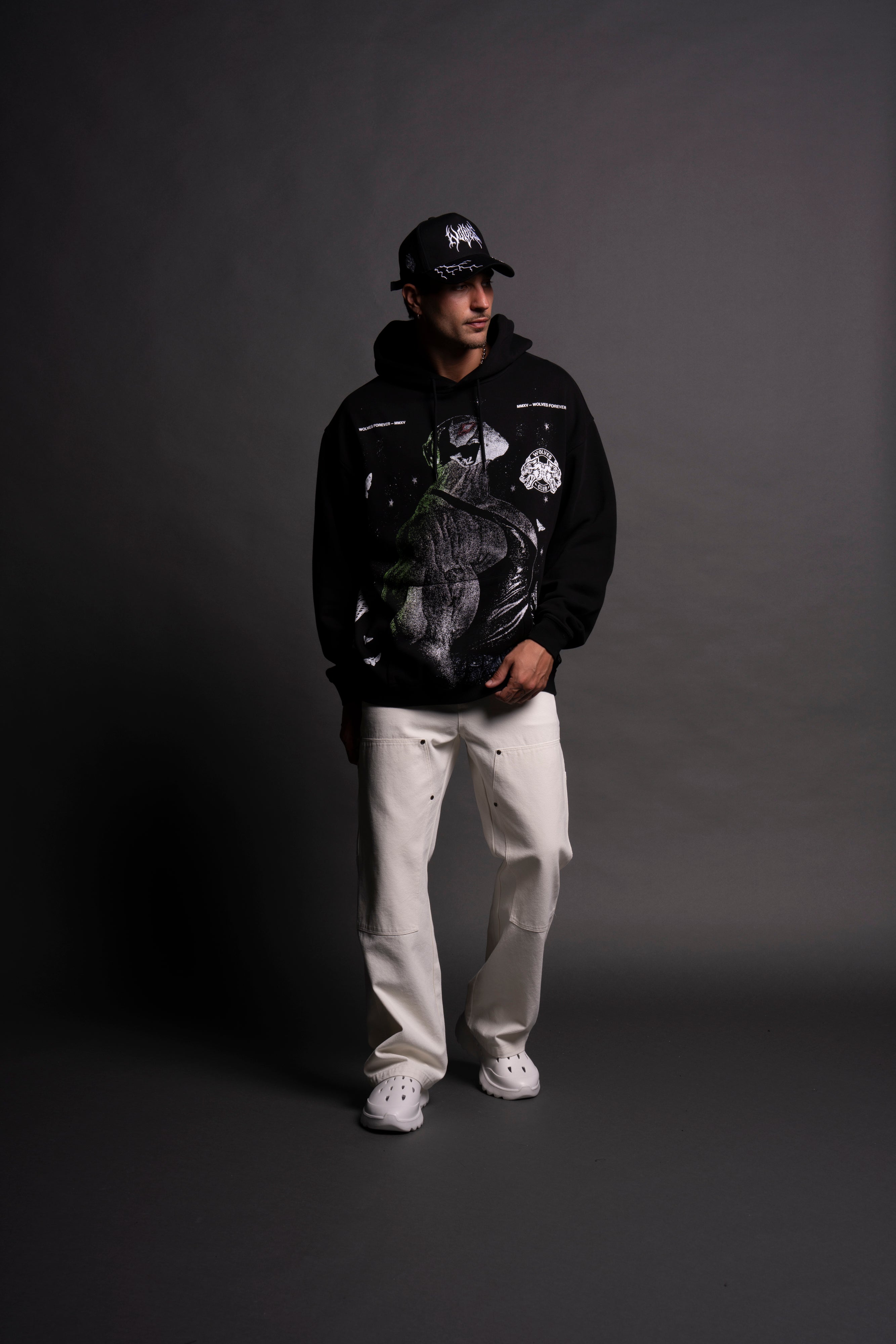 Bane "Side-By-Side" Bishop Hoodie in Black