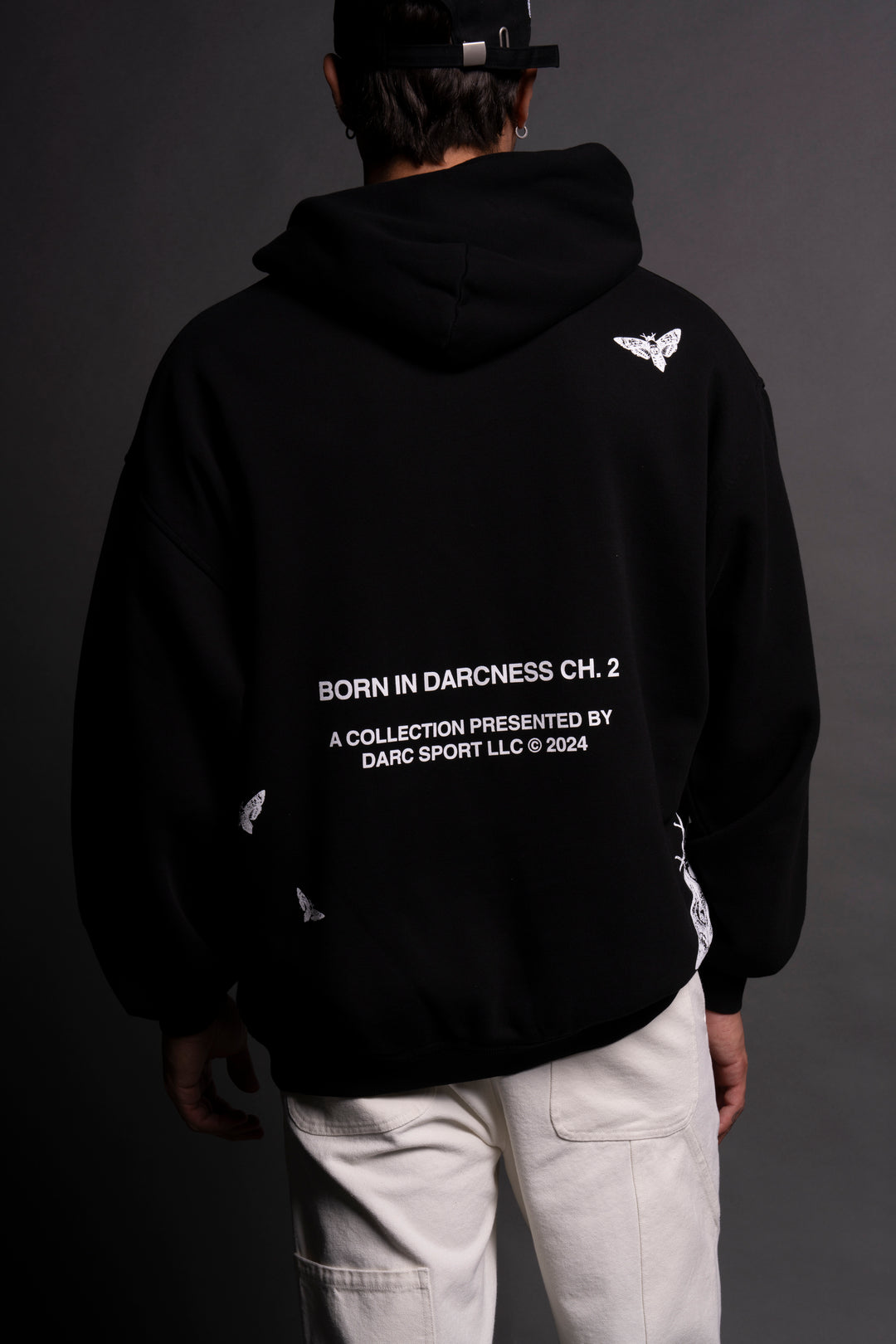 Bane "Side-By-Side" Bishop Hoodie in Black