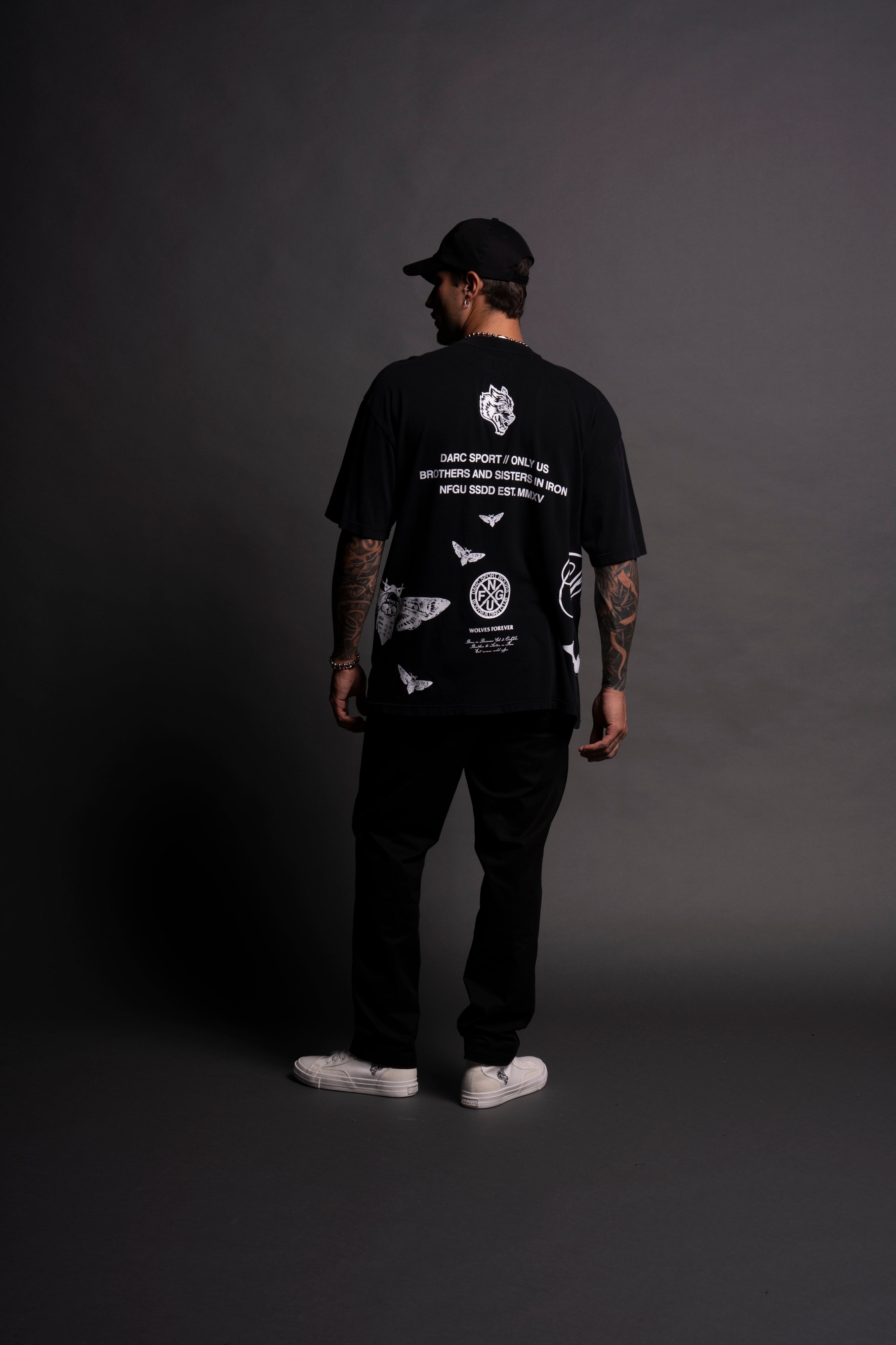 (1 OF 500) The Batman "Premium" Oversized Tee in Black/Red
