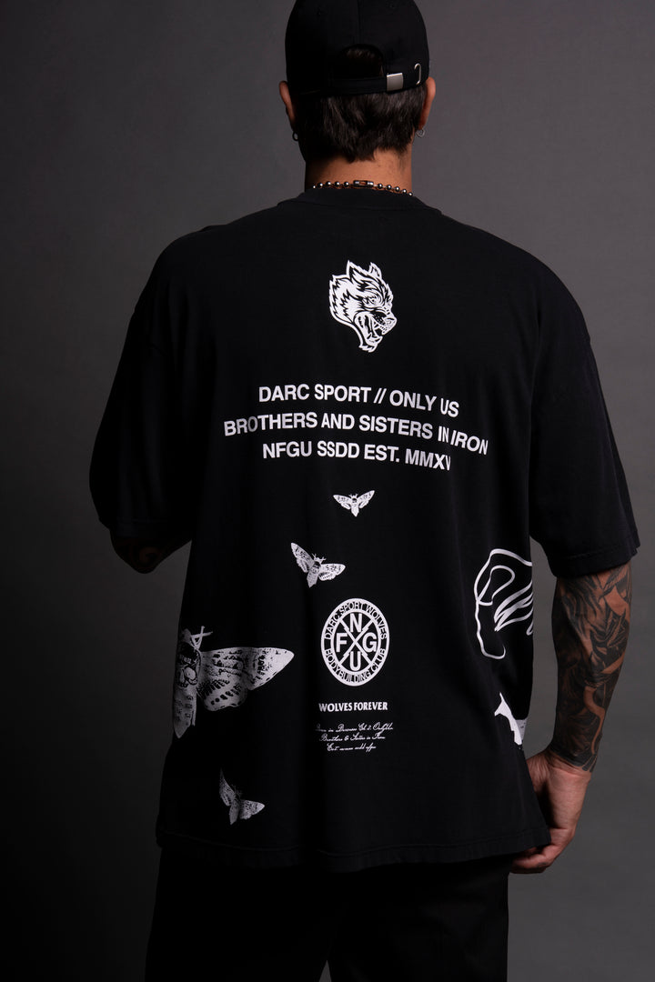 (1 OF 500) The Batman "Premium" Oversized Tee in Black/Red