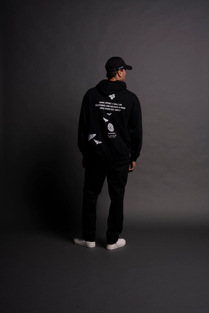 (1 Of 500) The Batman "Pierce" Hoodie in Black
