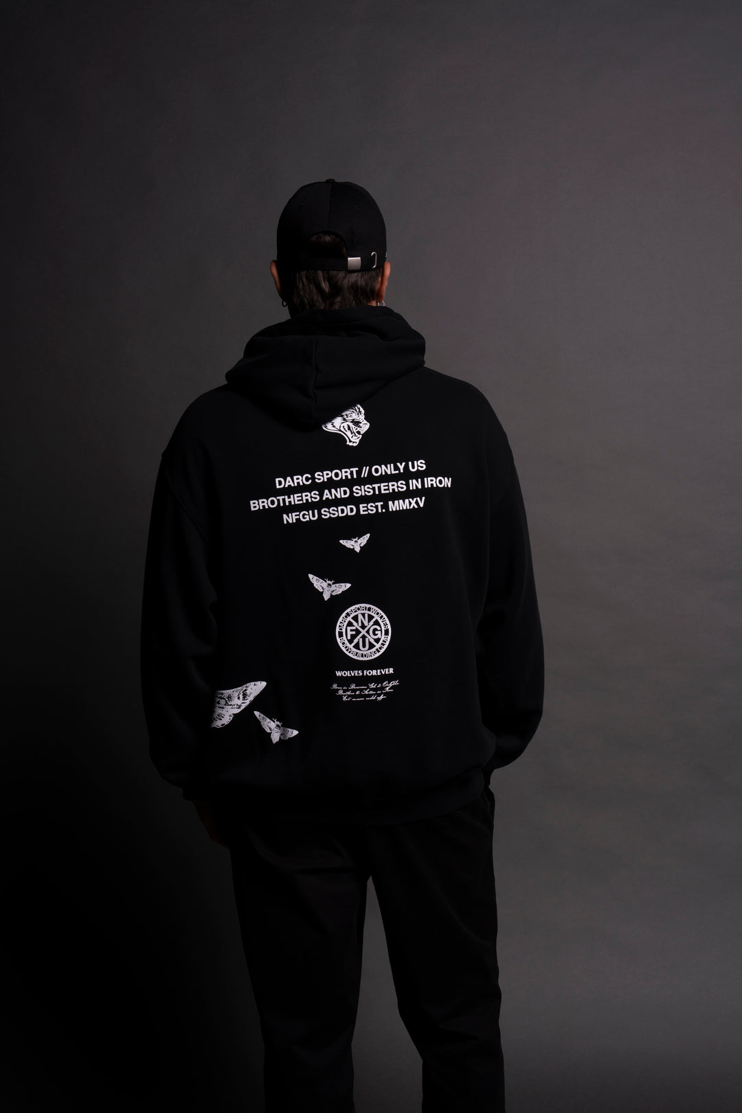 (1 Of 500) The Batman "Pierce" Hoodie in Black