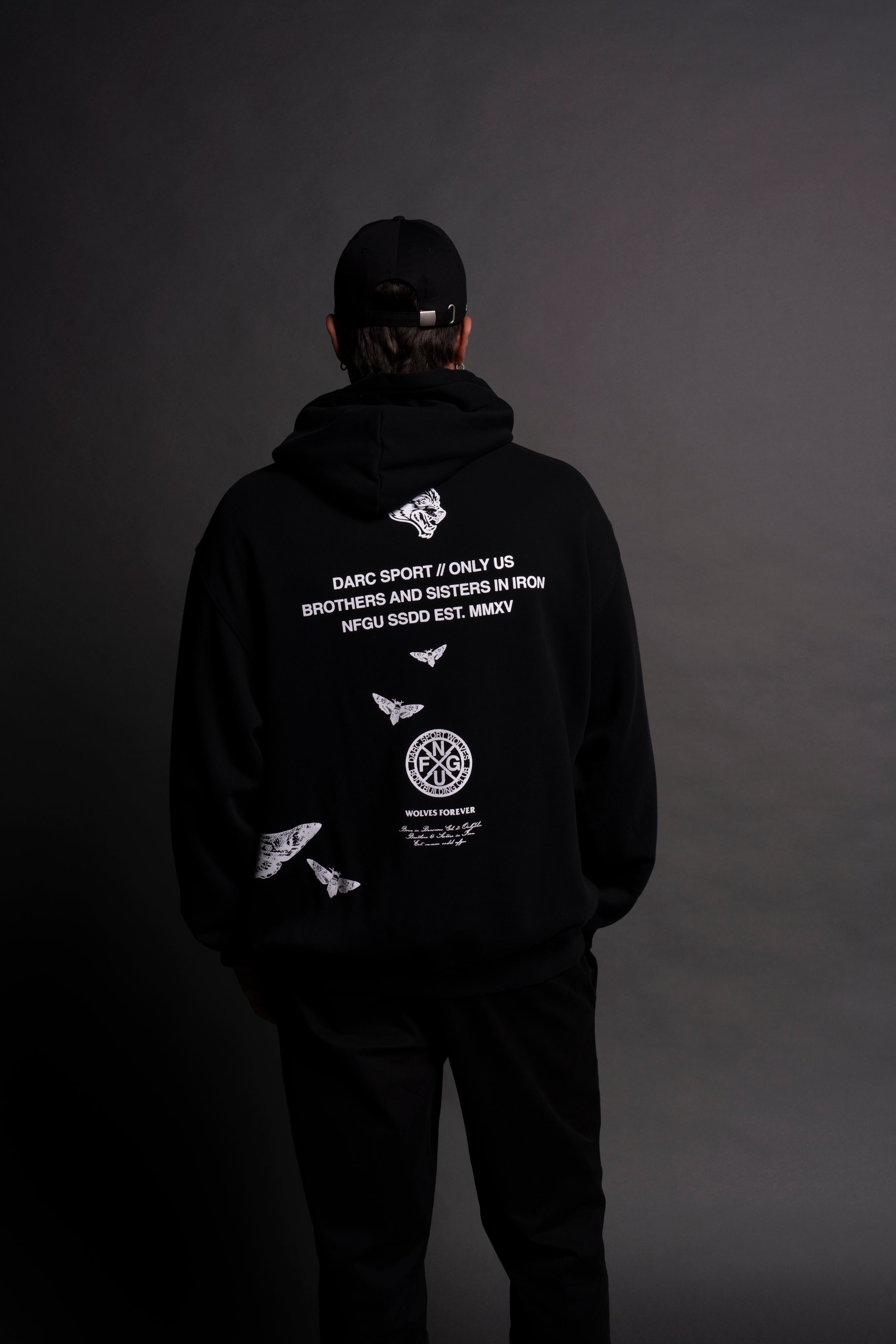 (1 Of 500) The Batman "Pierce" Hoodie in Black