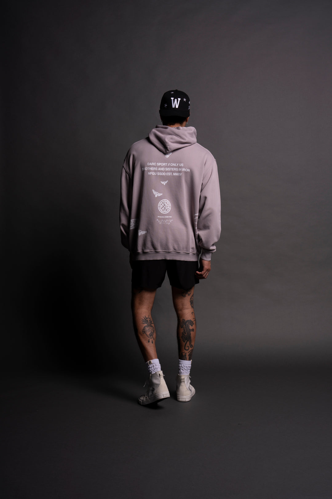 (1 Of 500) The Batman "Pierce" Hoodie in Quartz