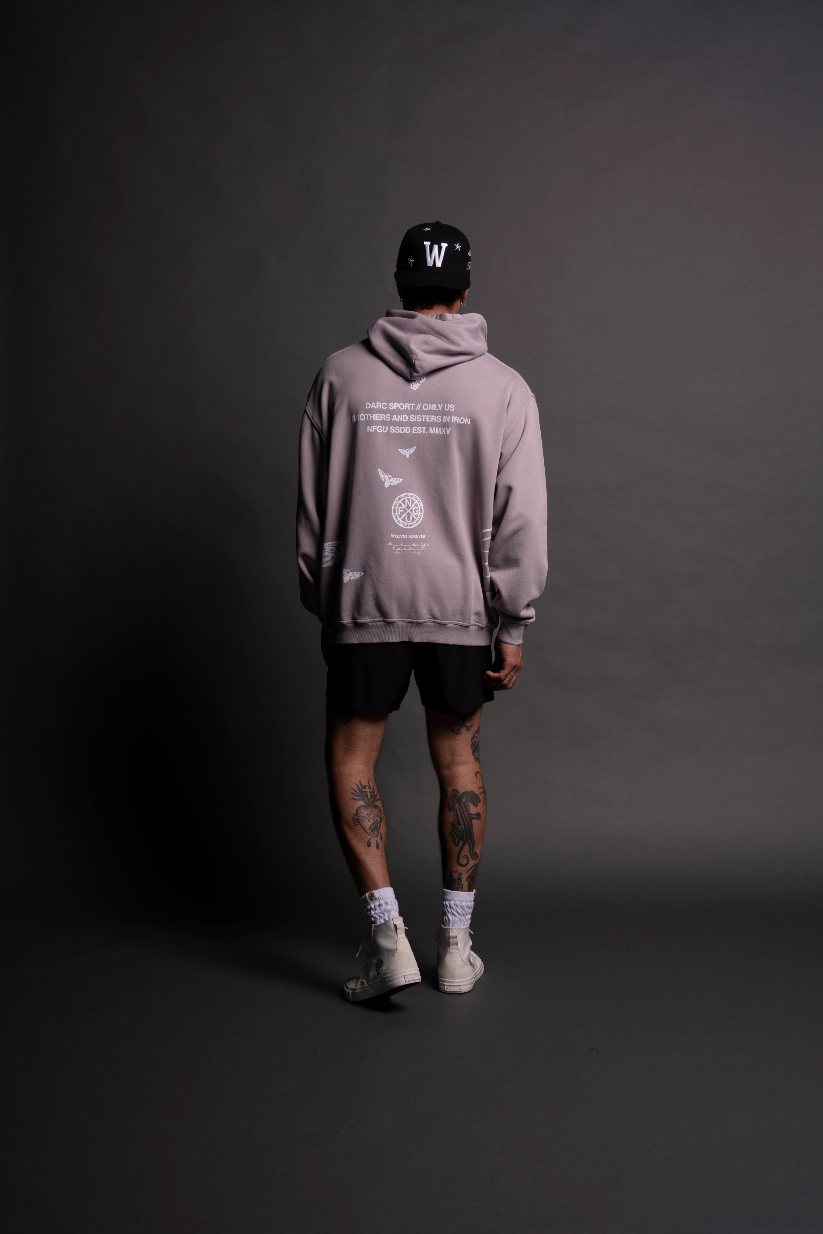 (1 Of 500) The Batman "Pierce" Hoodie in Quartz