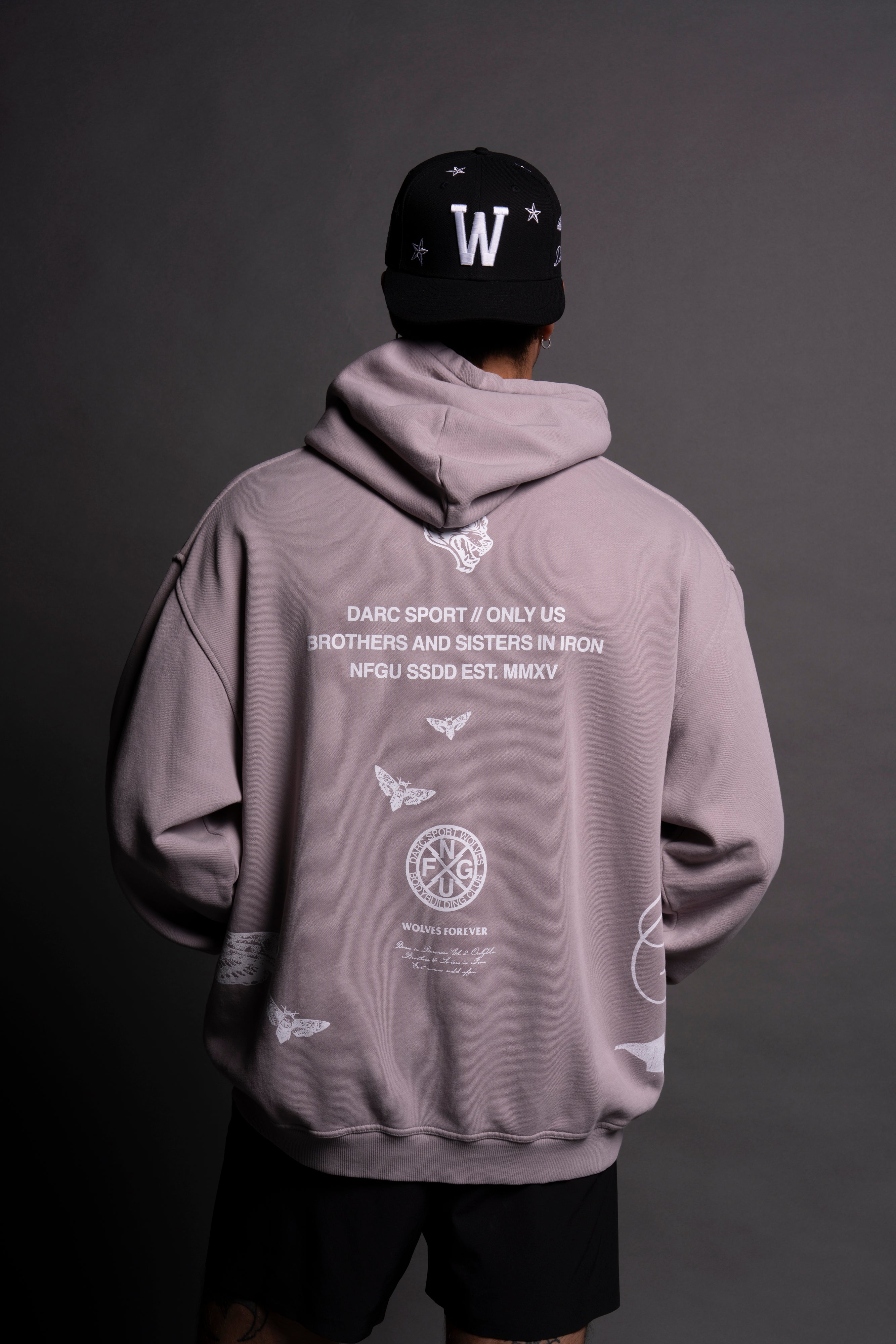 (1 Of 500) The Batman "Pierce" Hoodie in Quartz