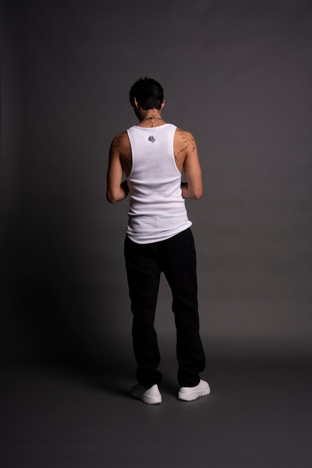 SSDDNFGU "Ribbed" Tank in White