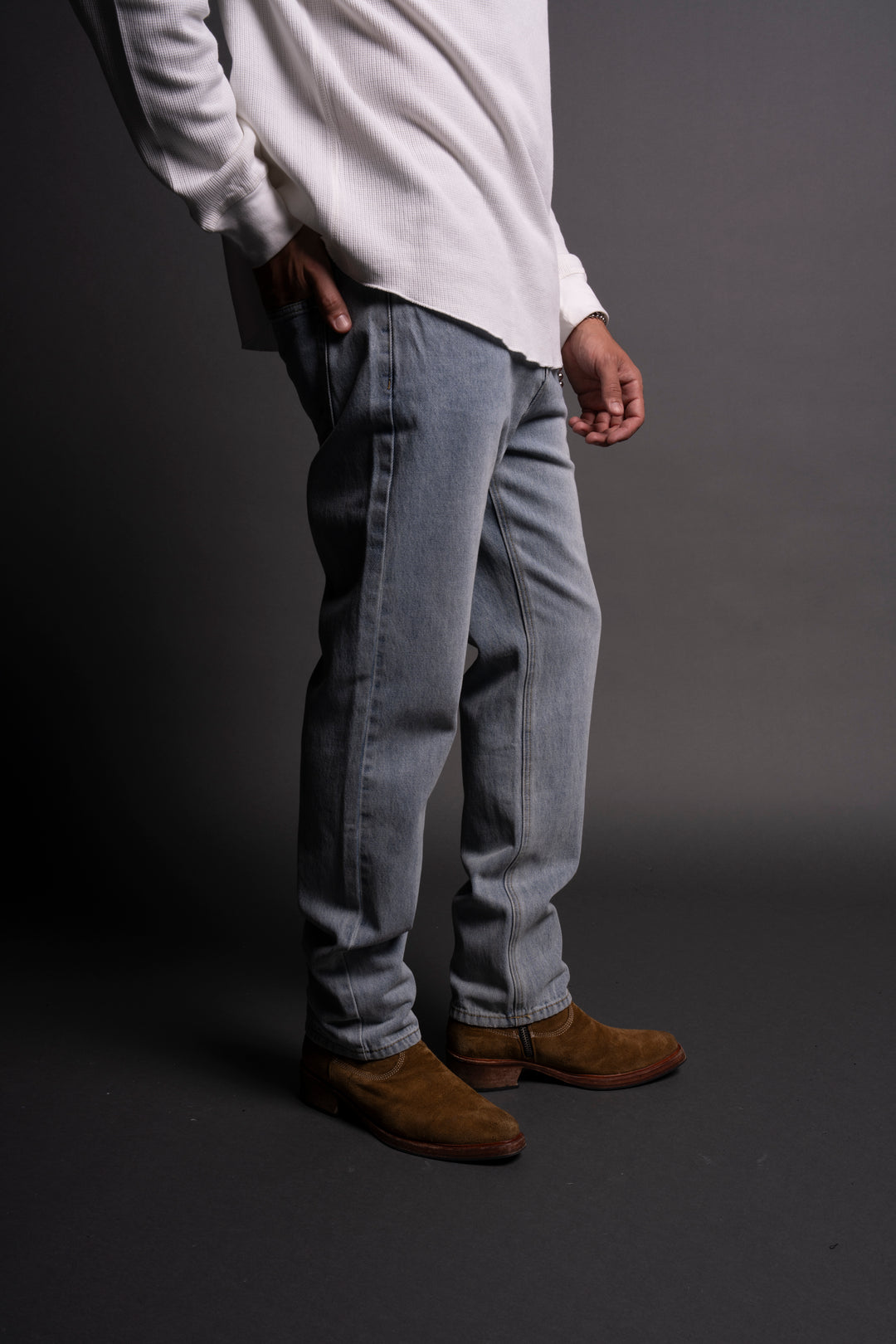 Wolf Chopper Campbell Denim Jeans in Light Wash