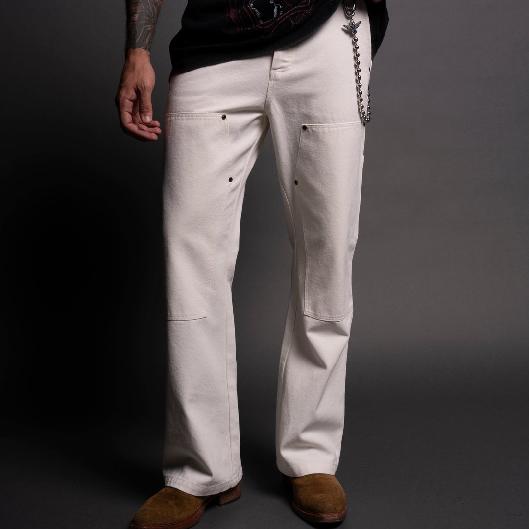 Chopper Hoffa Flare Pants in Cream