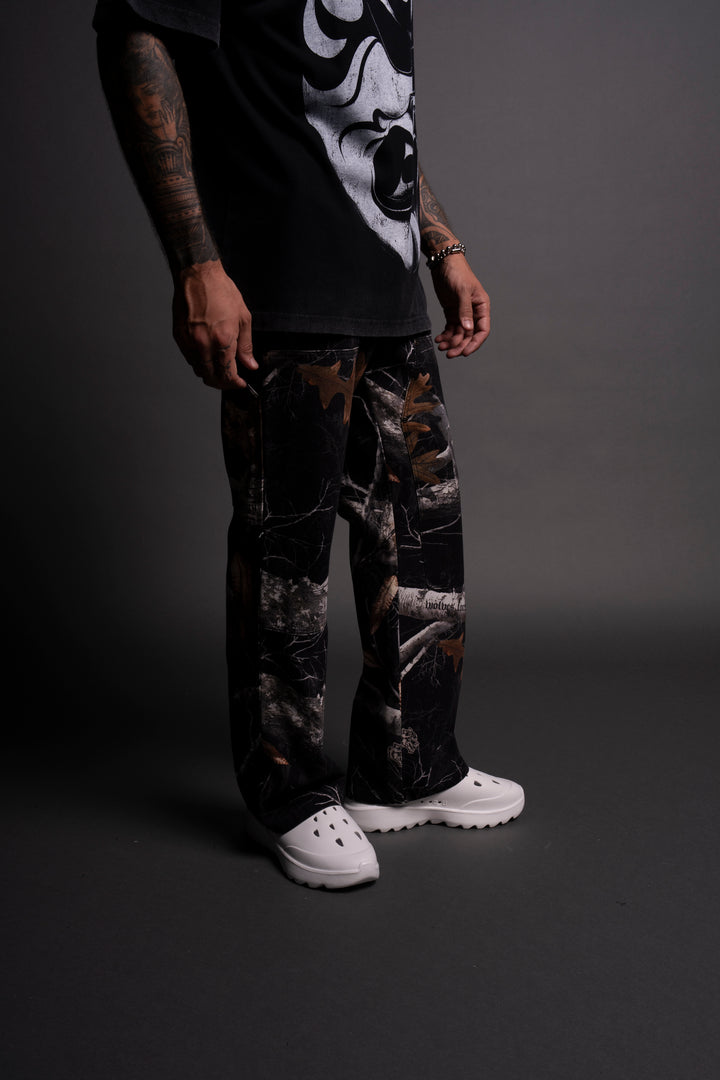 Chopper Hoffa Flare Pants in Darc Woodland Camo