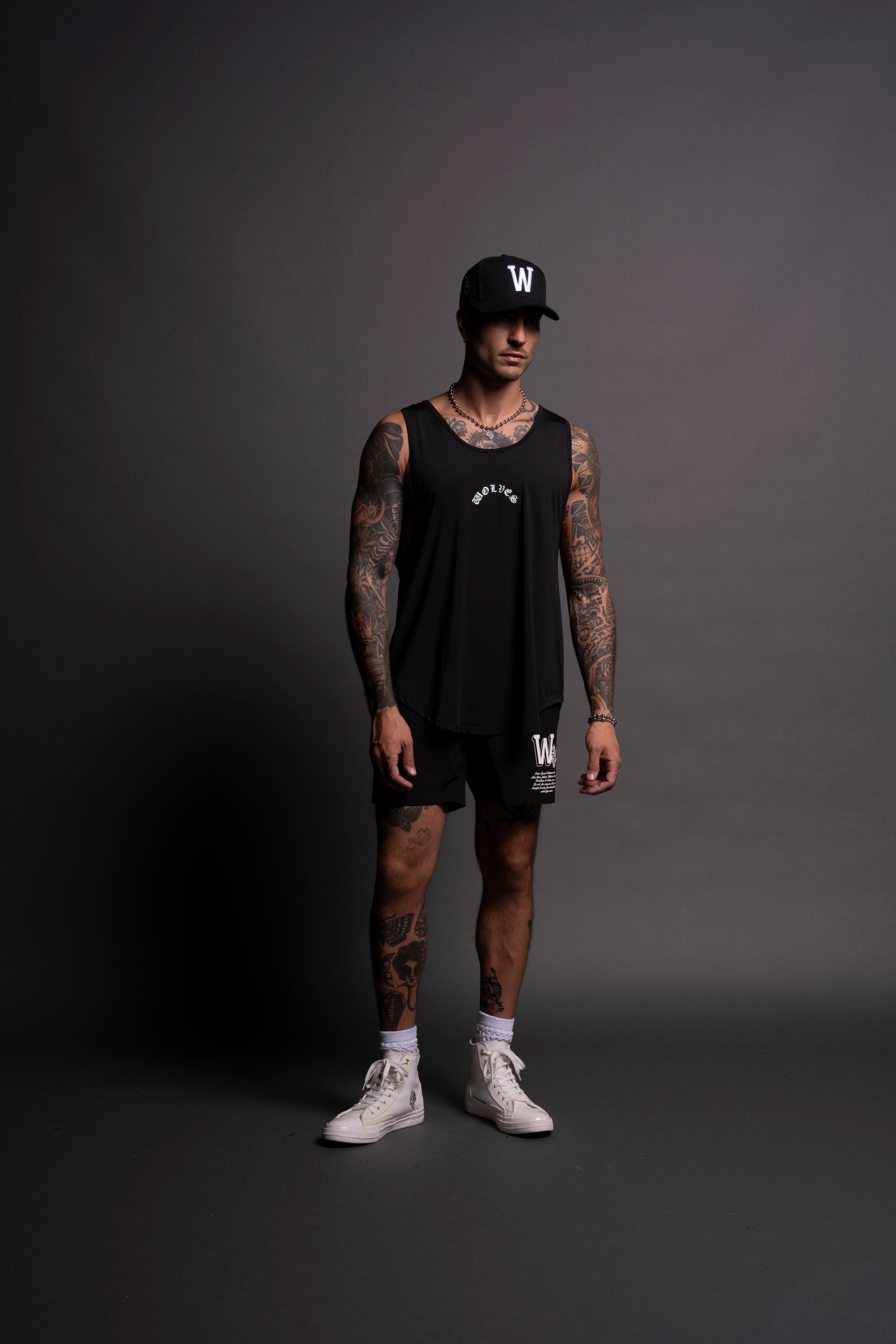 Chopper "Dry Wolf" (Drop) Tank in Black