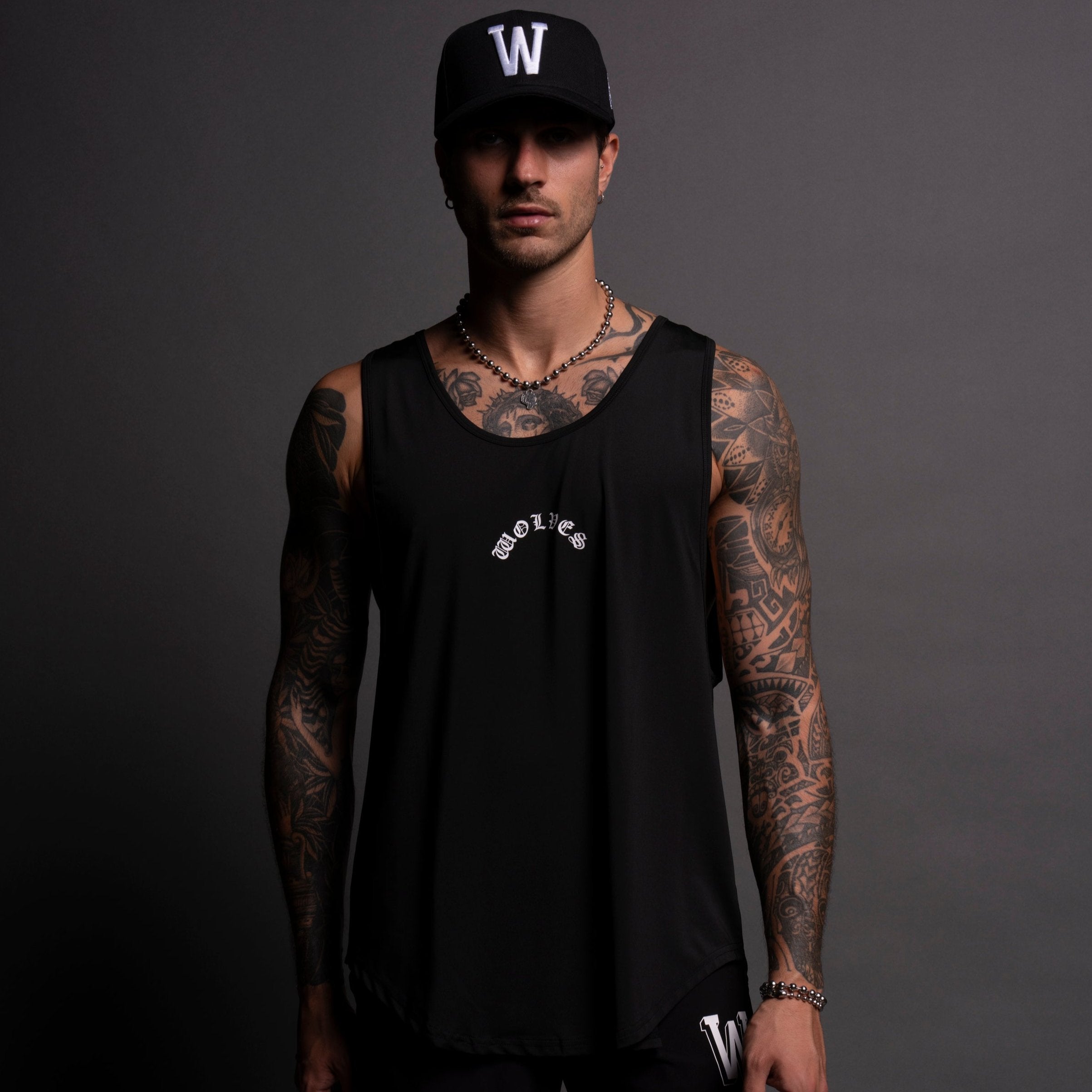 Chopper "Dry Wolf" (Drop) Tank in Black