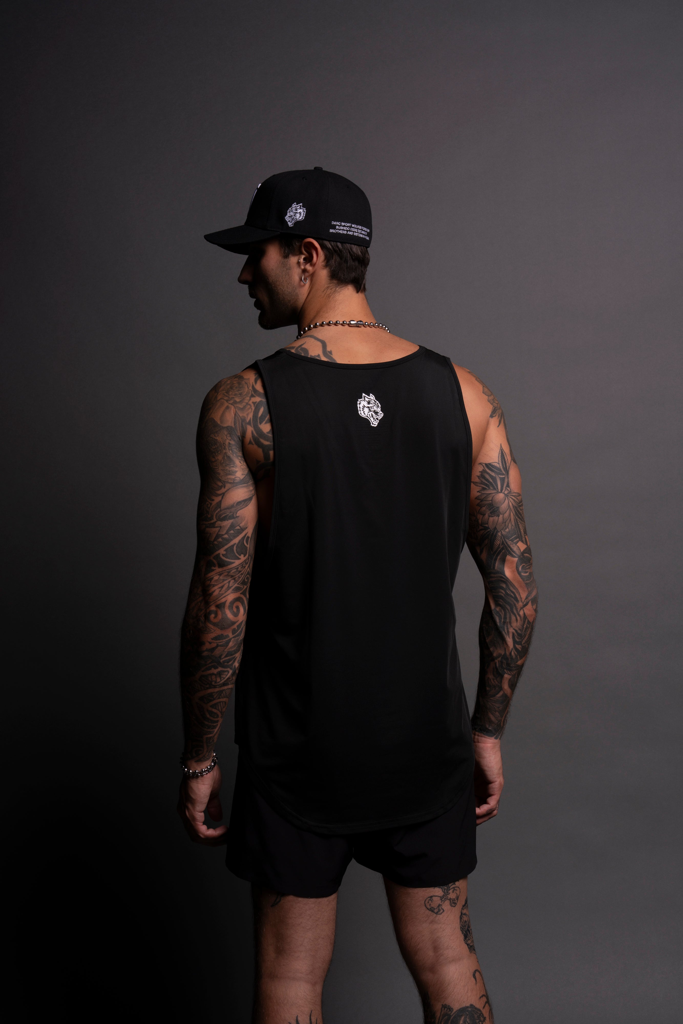 Chopper "Dry Wolf" (Drop) Tank in Black