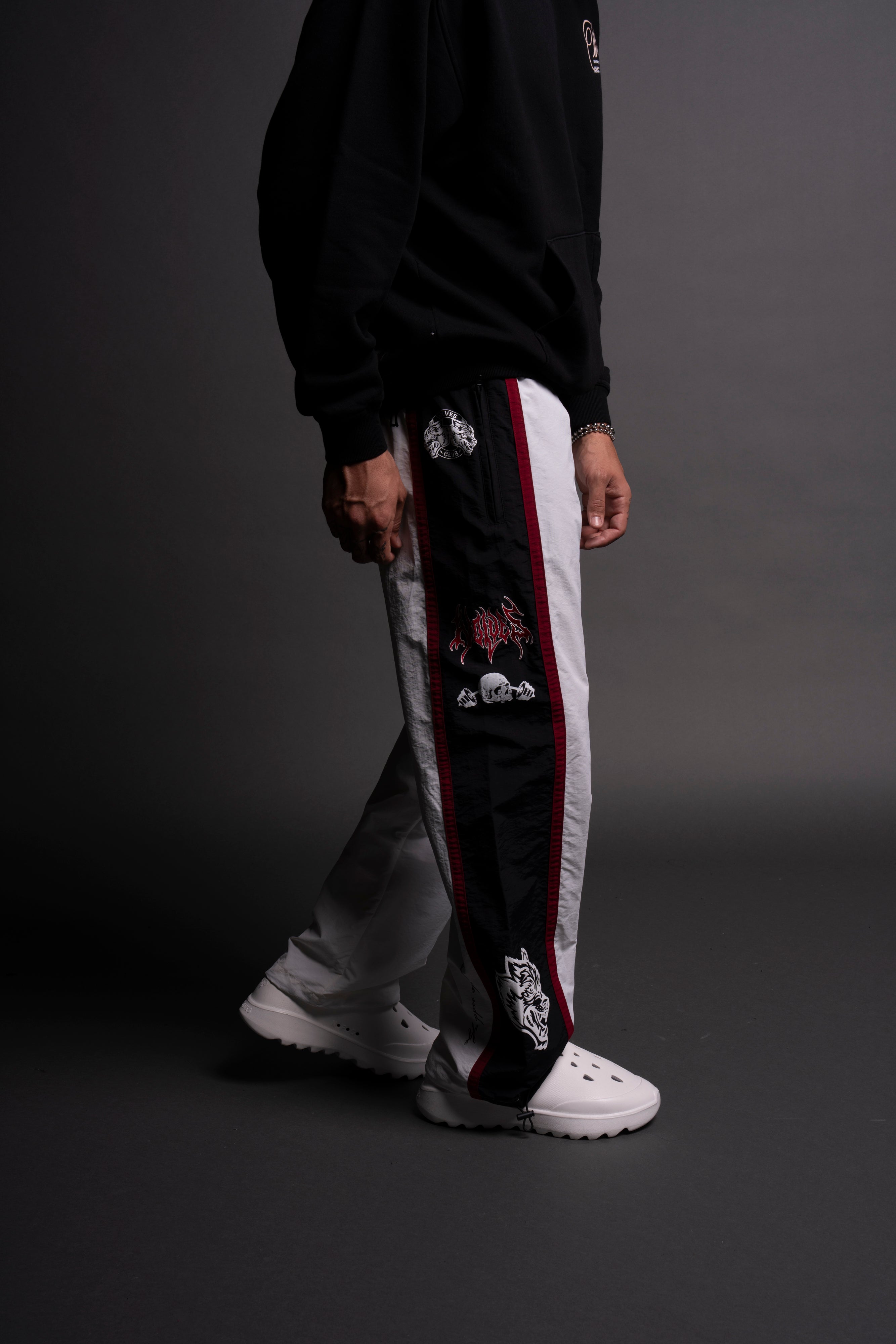 Our Zone Remind Unisex Track Pants in Cream