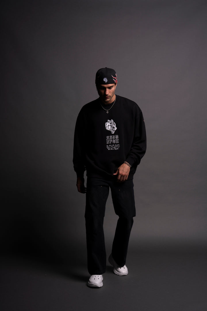 NFGU Mempo London Crewneck in Black