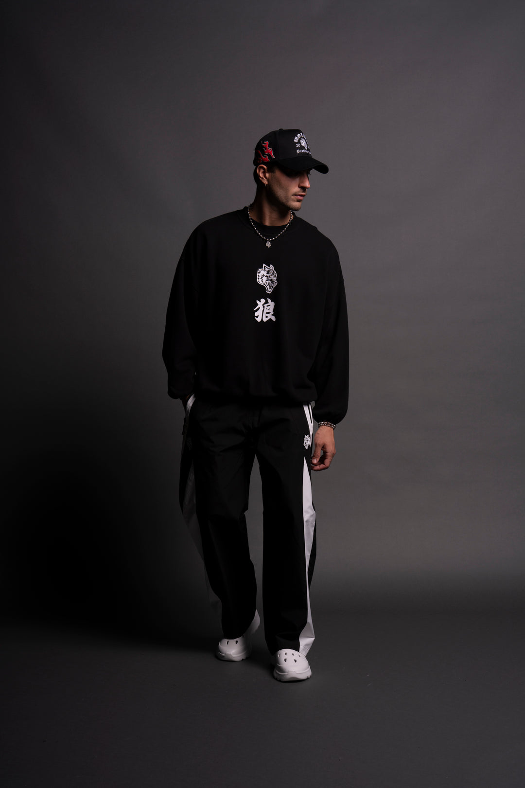 Okami S. Hall Crewneck in Black