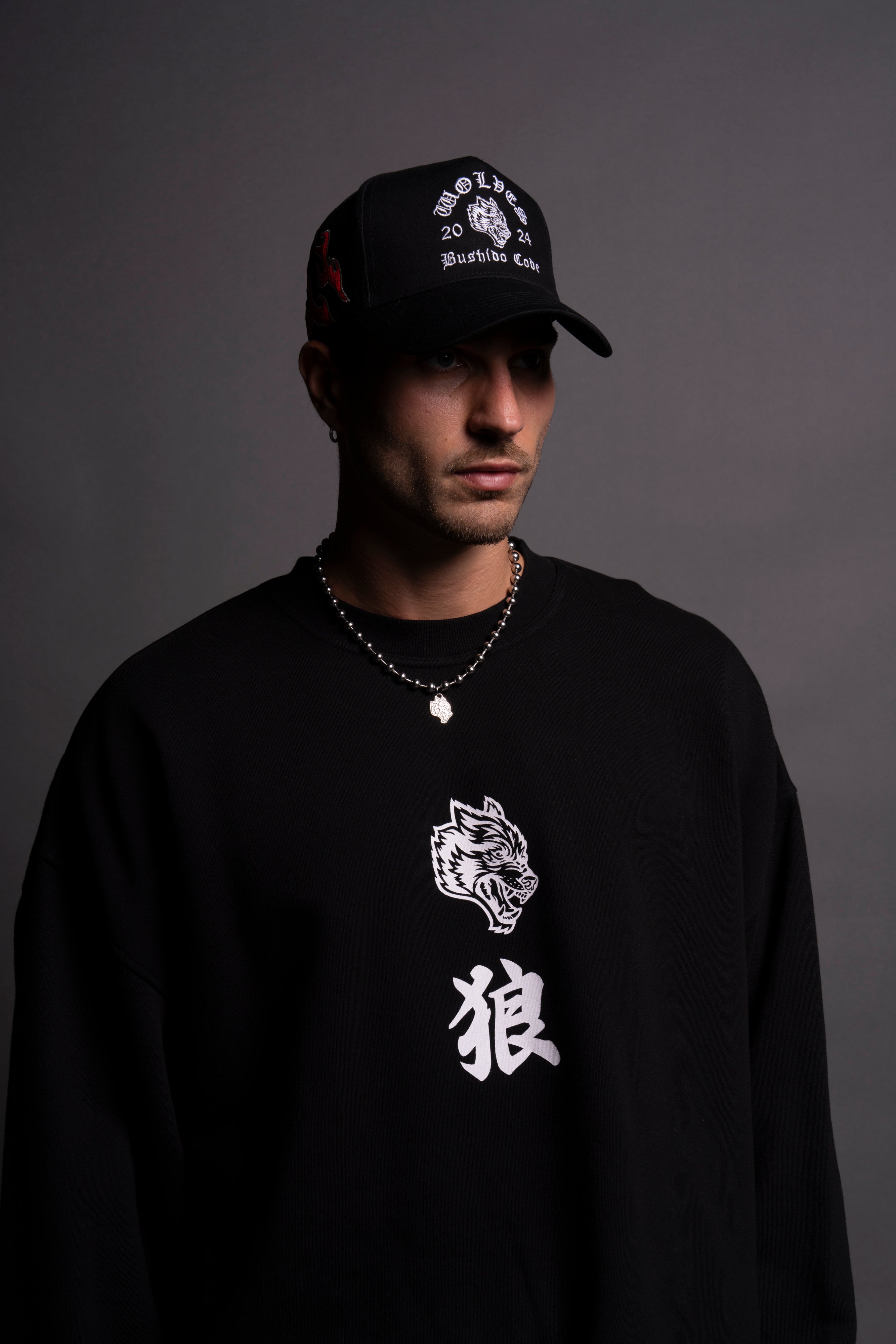 Okami S. Hall Crewneck in Black