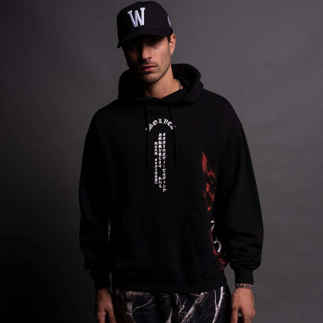 Wolf Integrity "Side-By-Side" Bishop Hoodie in Black