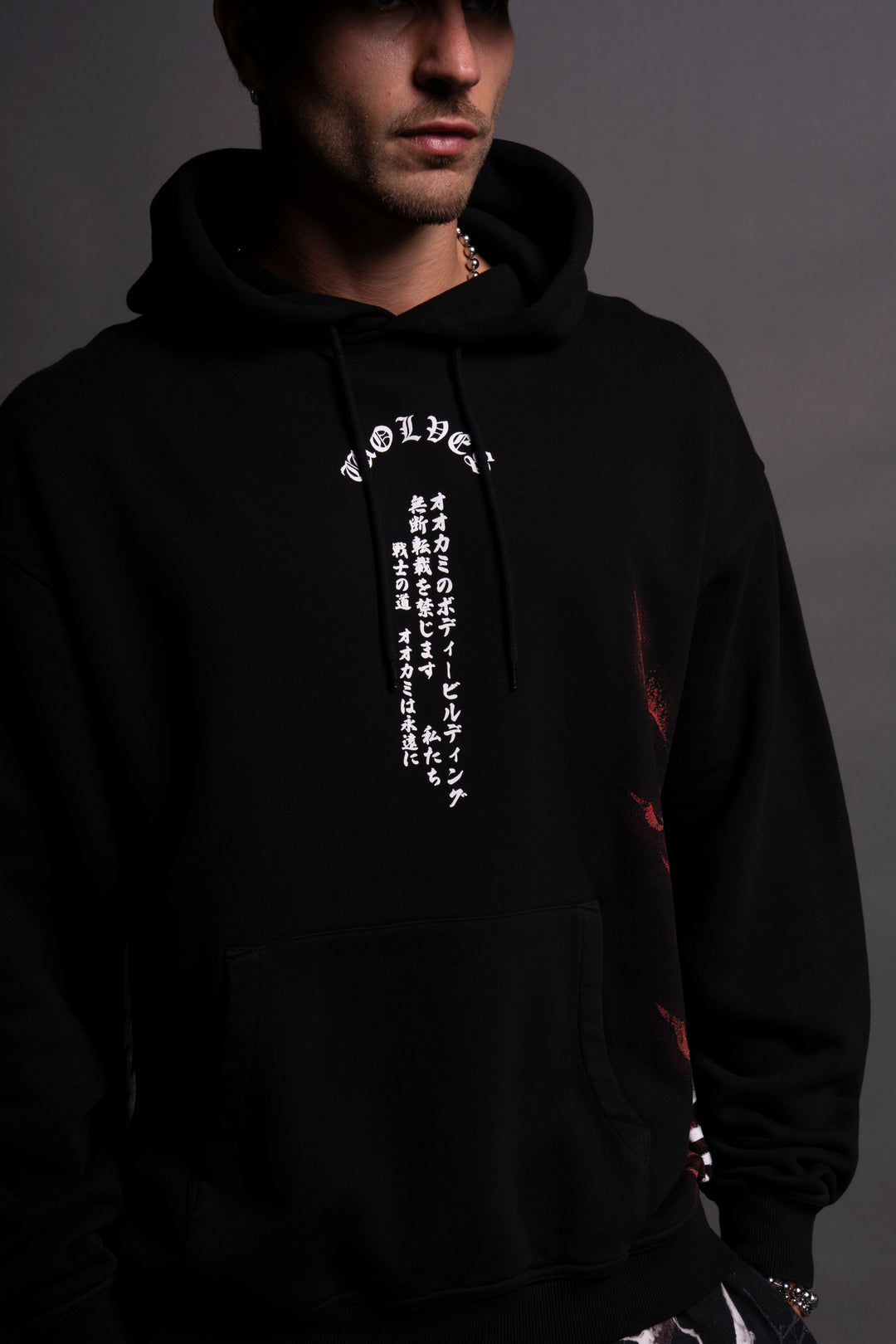 Wolf Integrity "Side-By-Side" Bishop Hoodie in Black