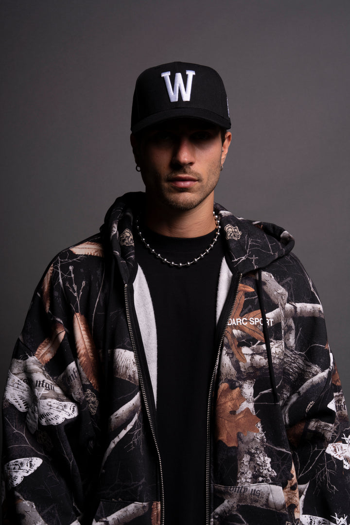 Reborn "Chambers" Zip Hoodie in Darc Woodland Camo