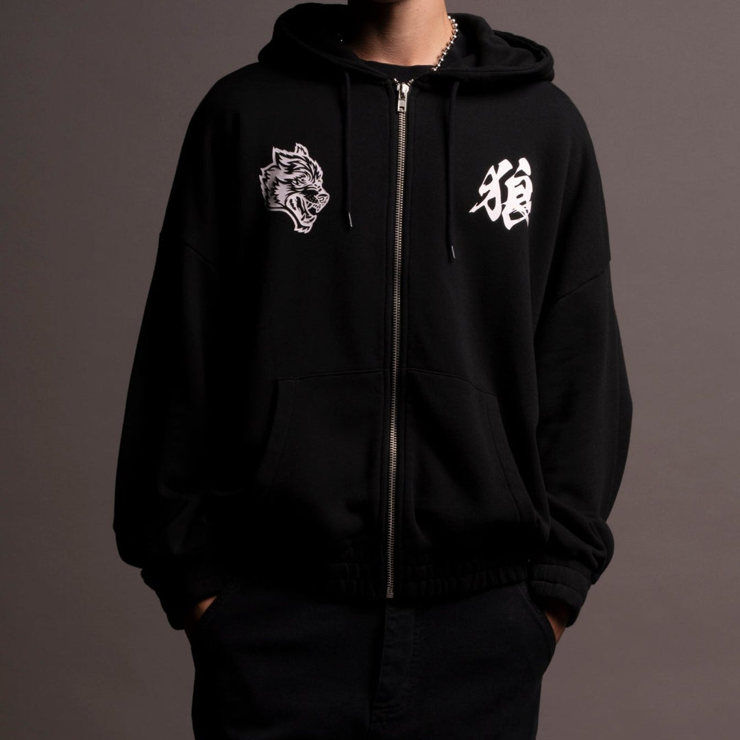 Inferno "Chambers" Zip Hoodie in Black