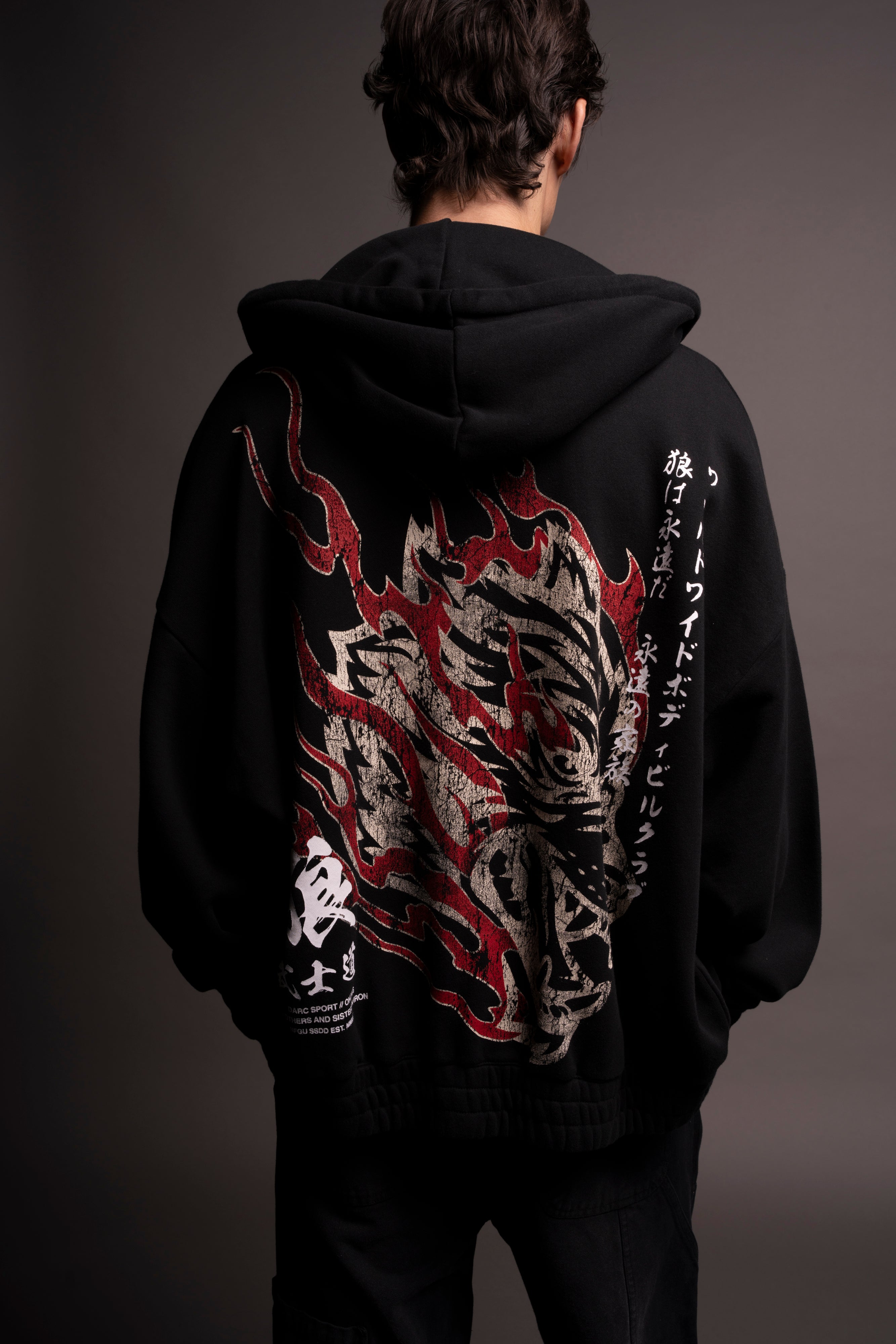 Inferno "Chambers" Zip Hoodie in Black